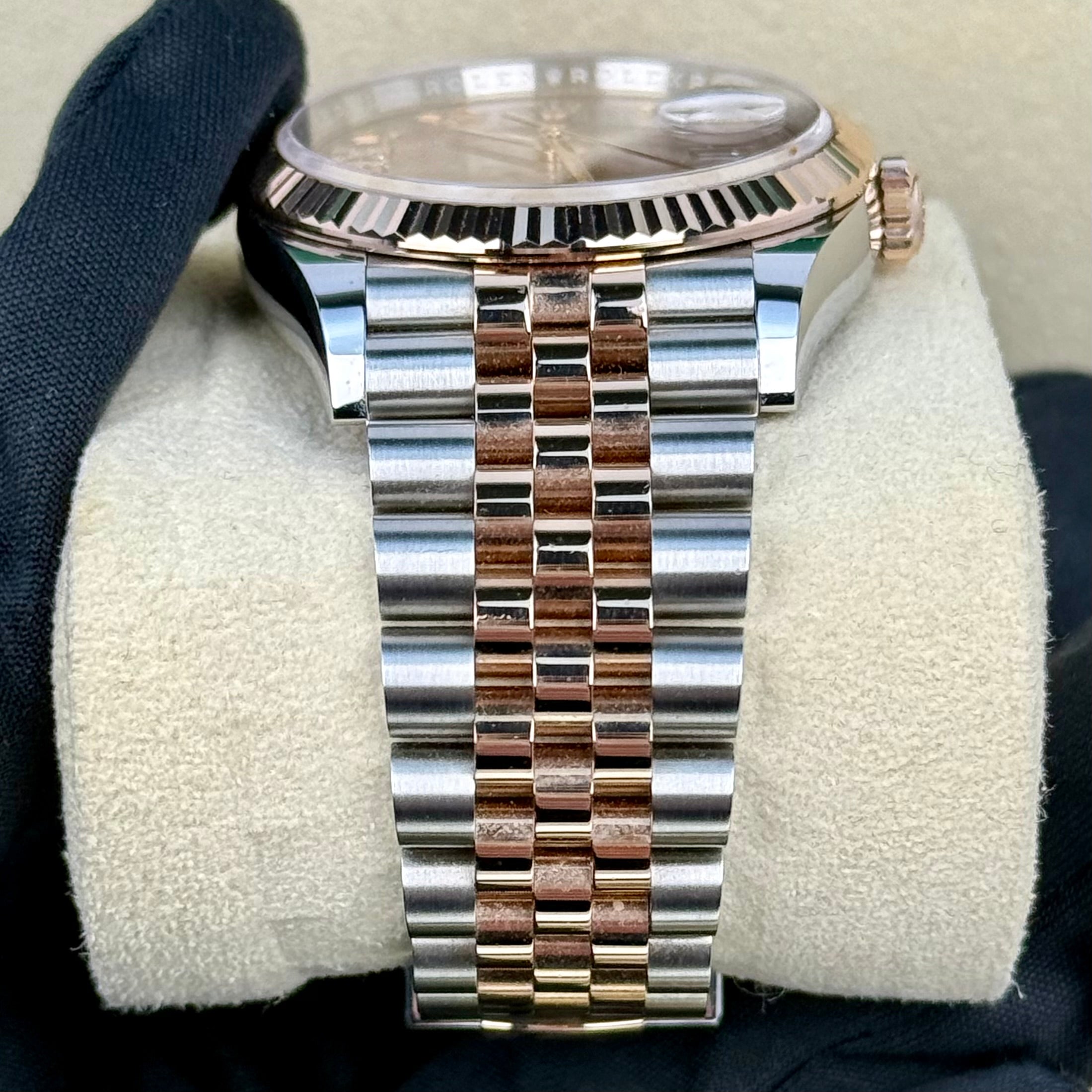 Rolex Datejust 36 Rose Roman Dial 126231