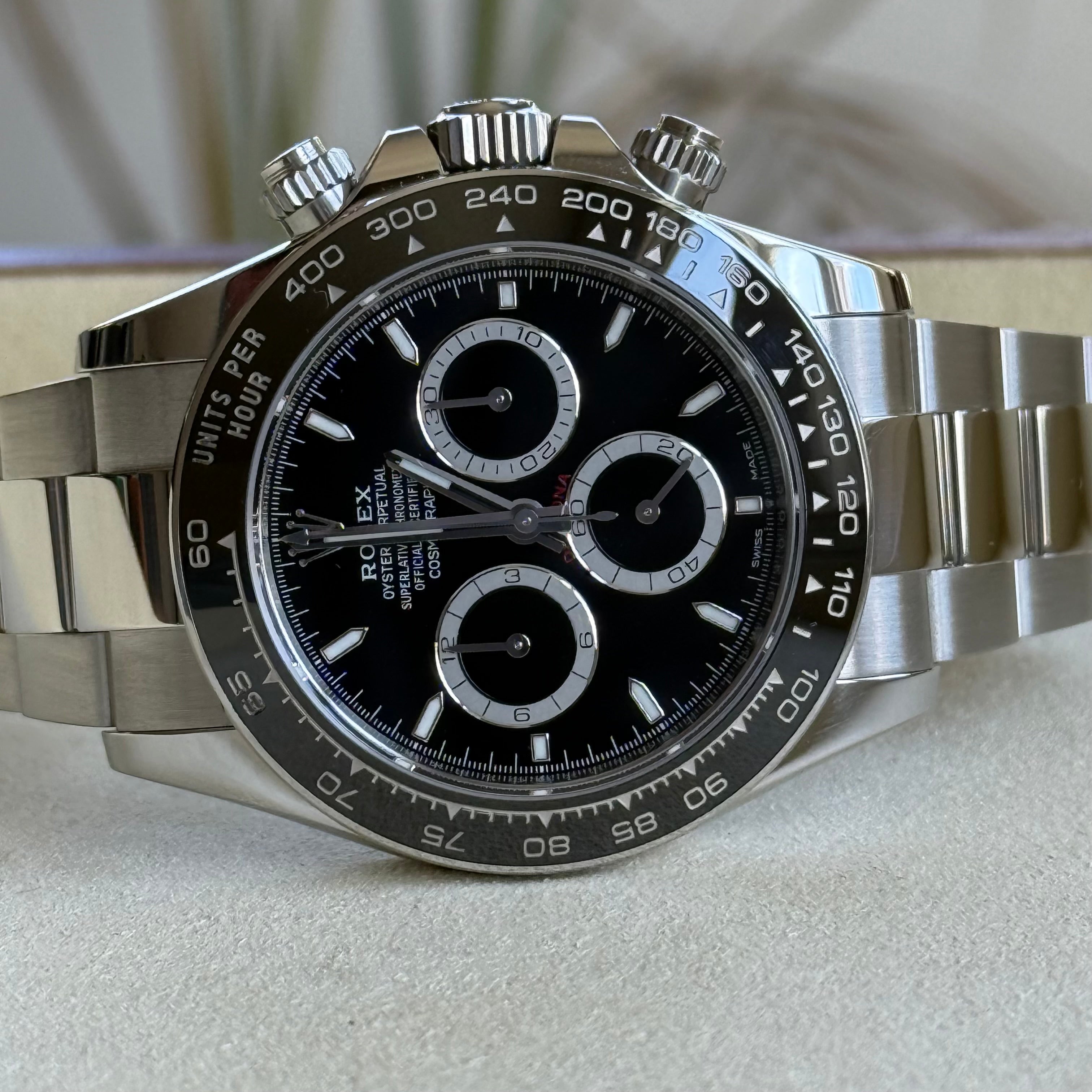 Rolex Daytona Black Index Dial 126500LN