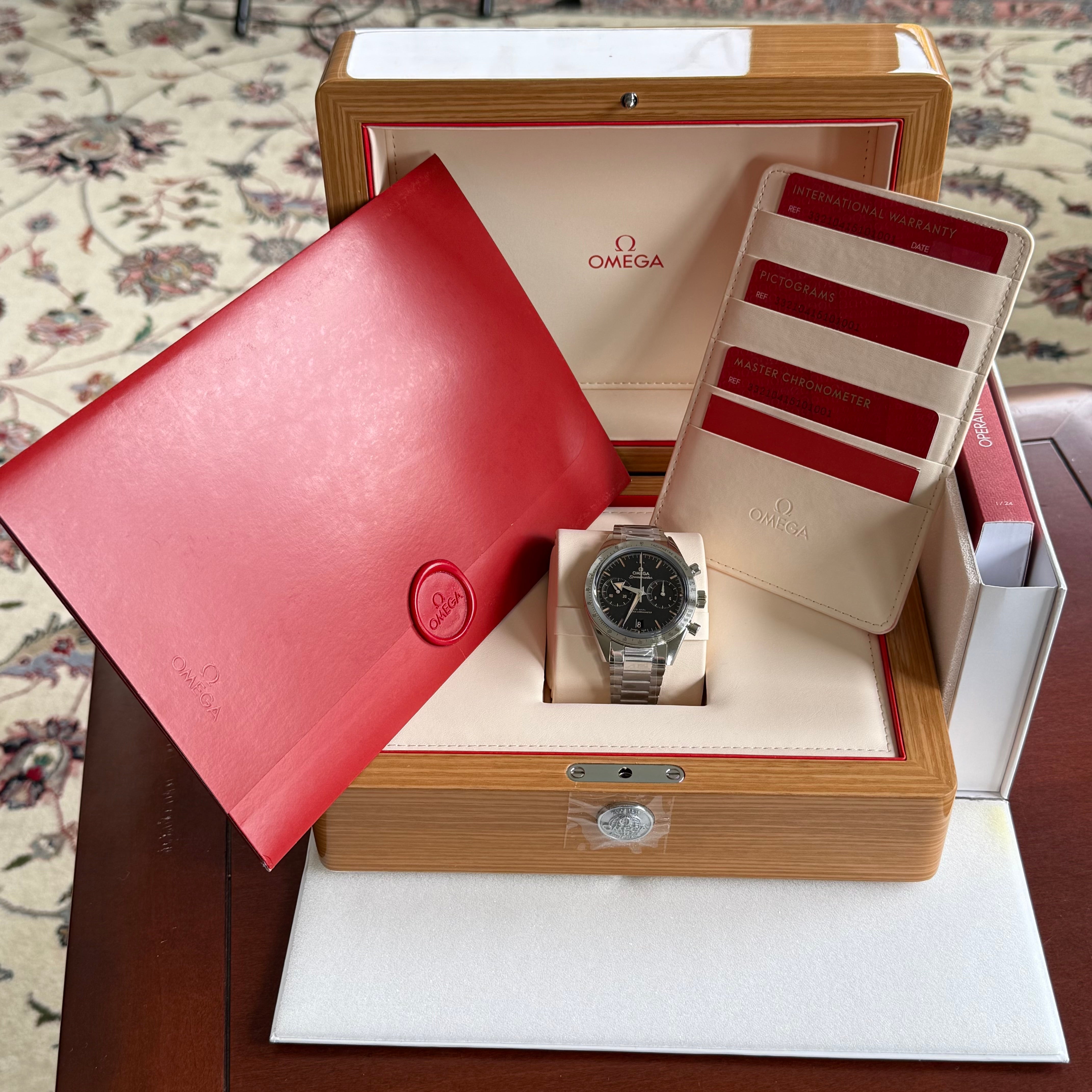 Omega Speedmaster '57 Co-Axial Master Chronometer Chronograph Black Dial 332.10.41.51.01.001