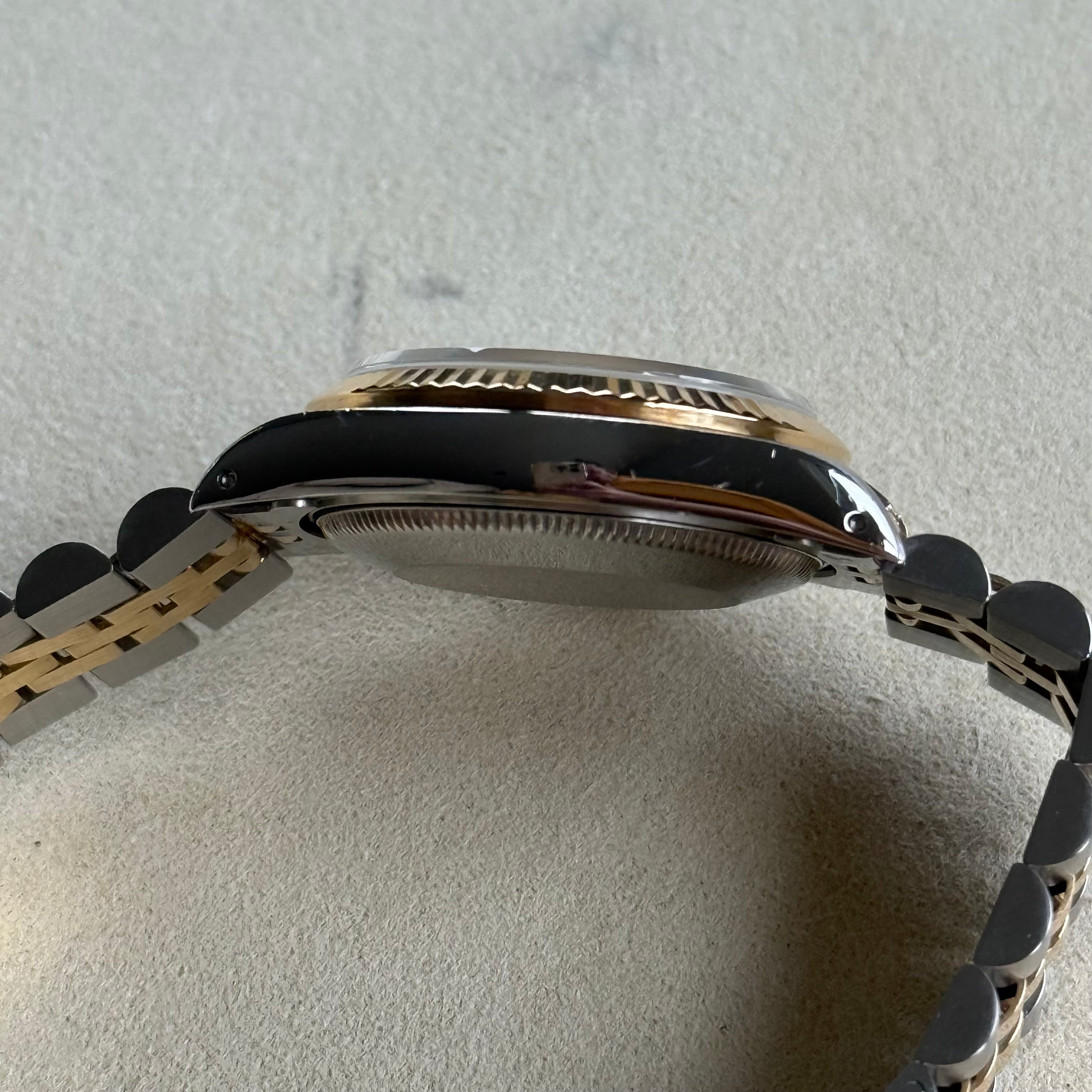Rolex Datejust 31 Black Stick Dial 68273