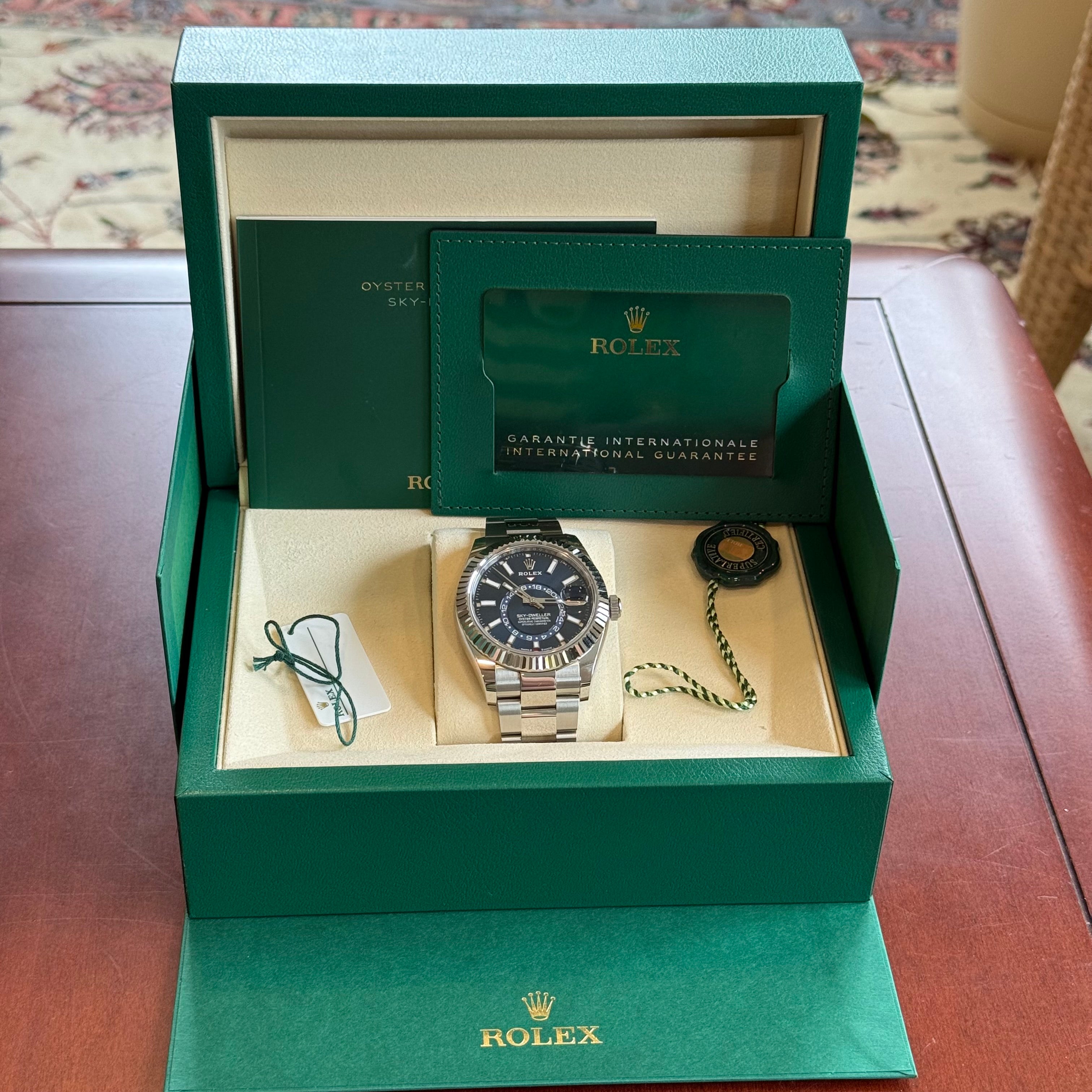 Rolex SkyDweller Blue Index Dial 336934