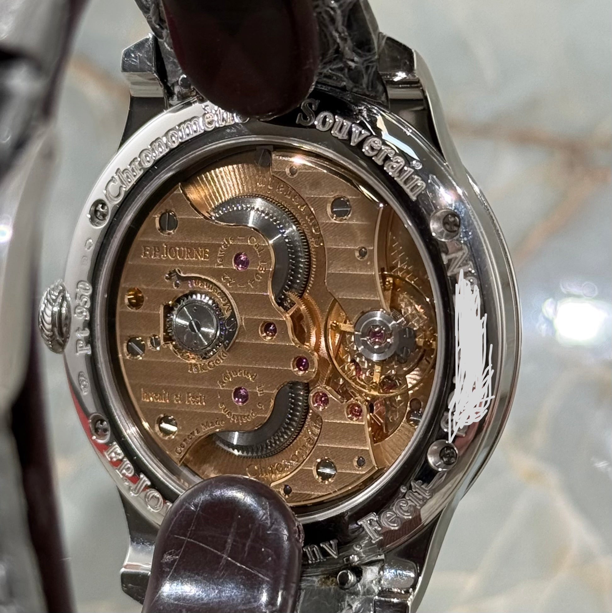 F.P.Journe Souveraine Brown Dial Chronometre Souverain Havana CS