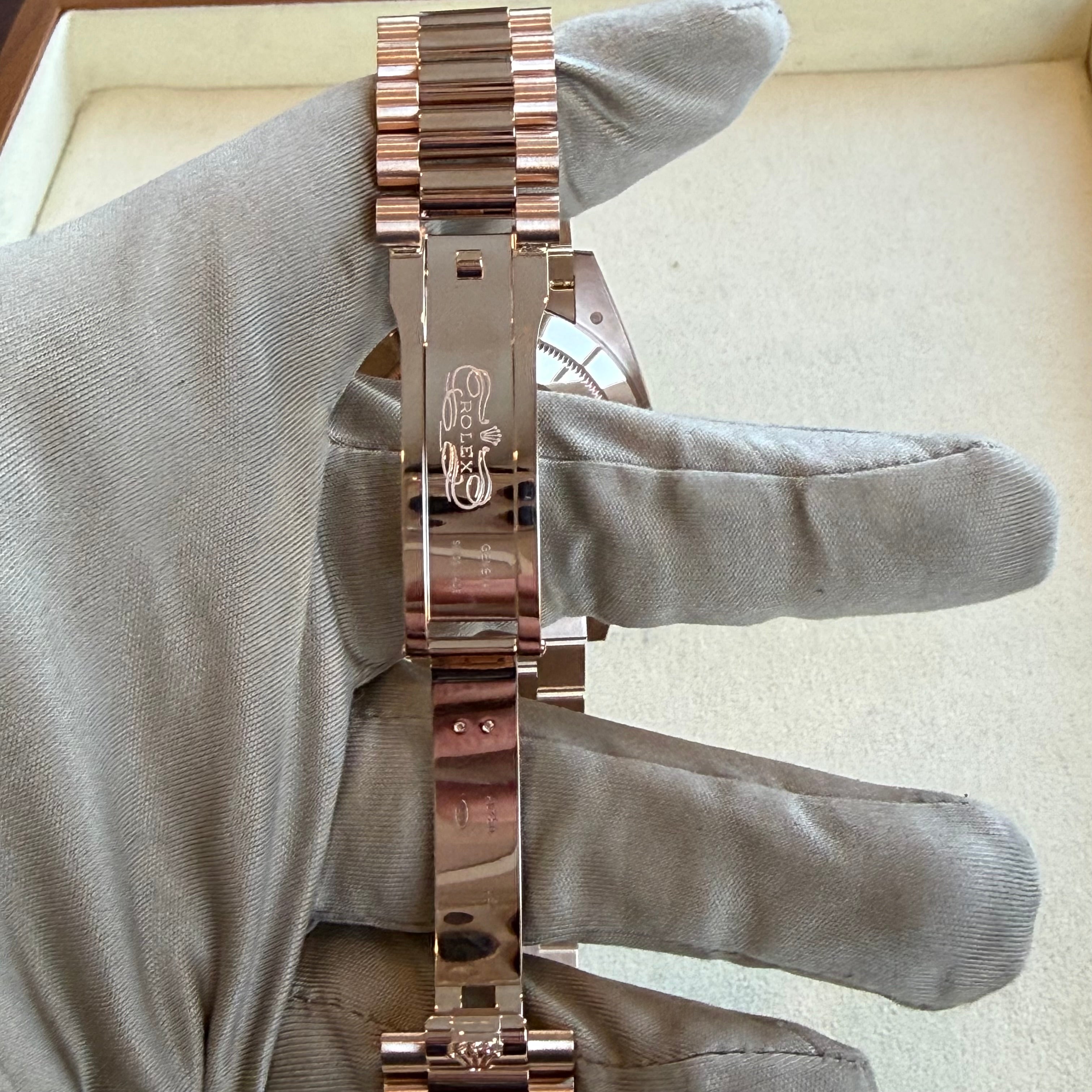 Rolex Day-Date 40 Chocolate Index Dial 228235