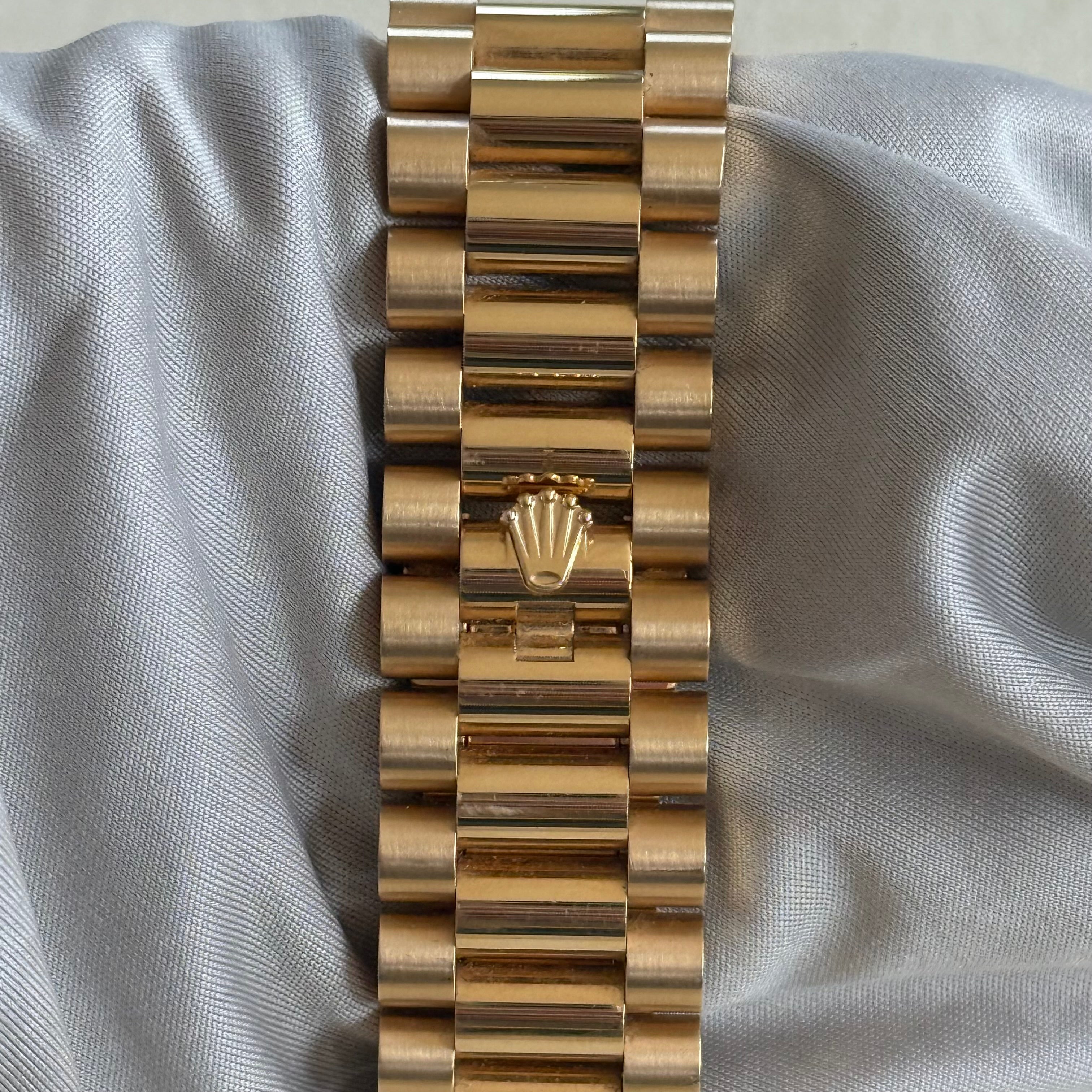 Rolex Day-Date 40 White Bevelled Roman Dial 228238