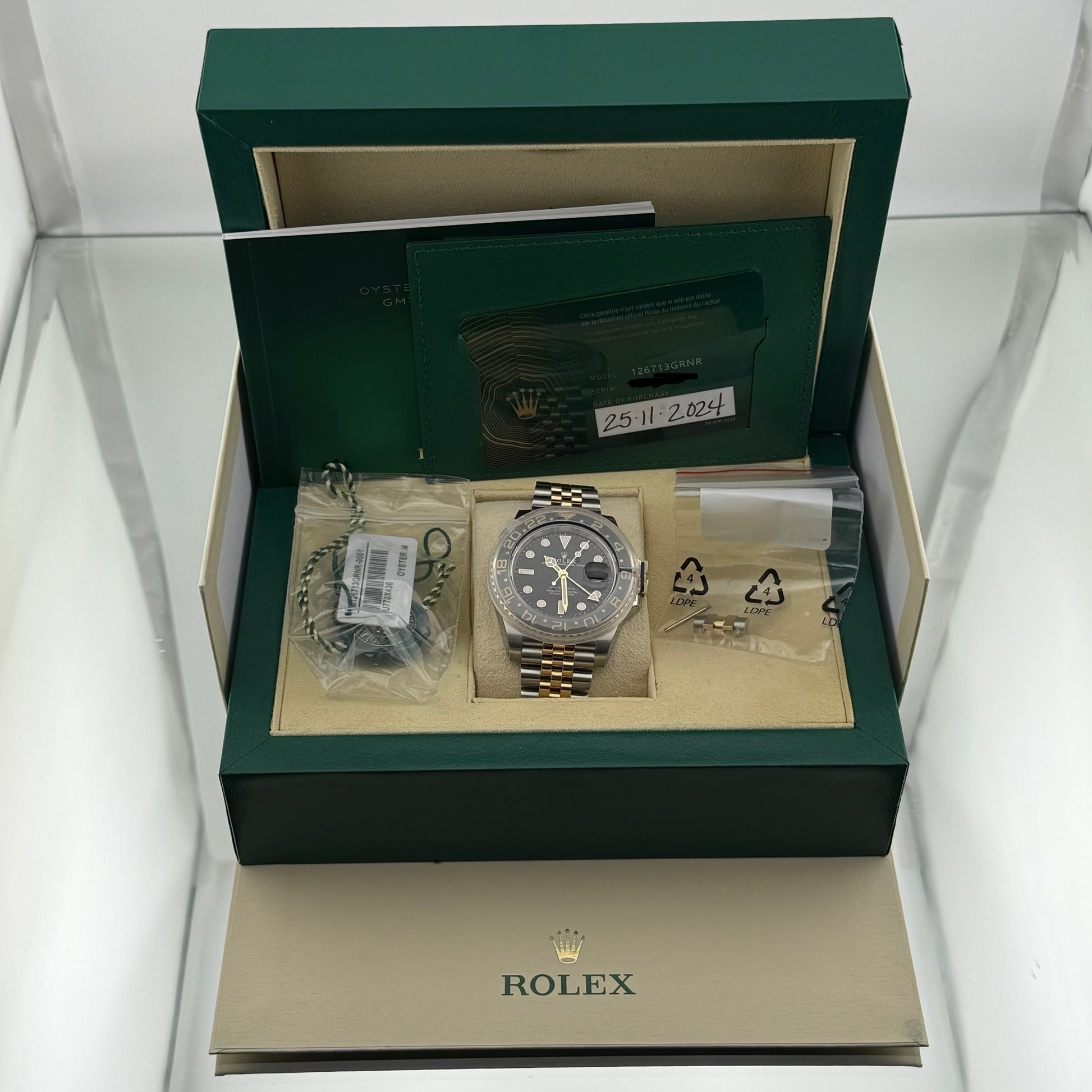 Rolex GMT-Master II Black Dial 126713GRNR