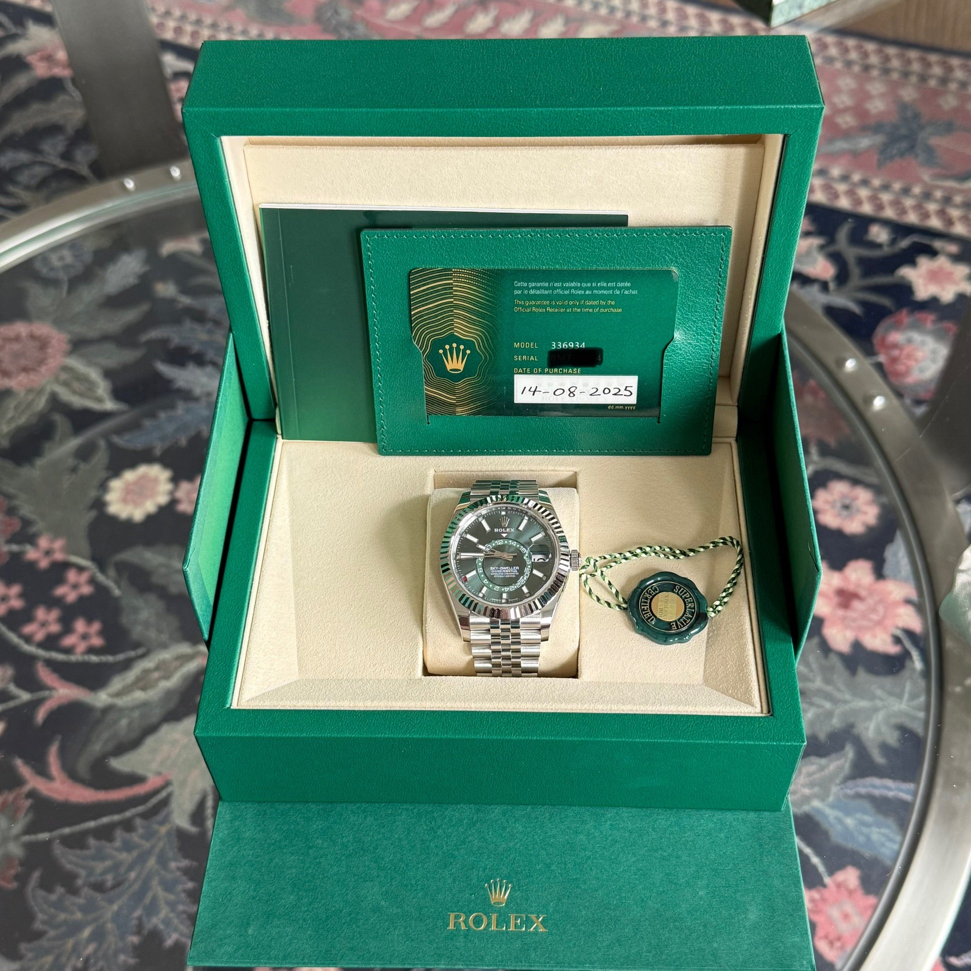 Rolex SkyDweller Mint Green Dial 336934