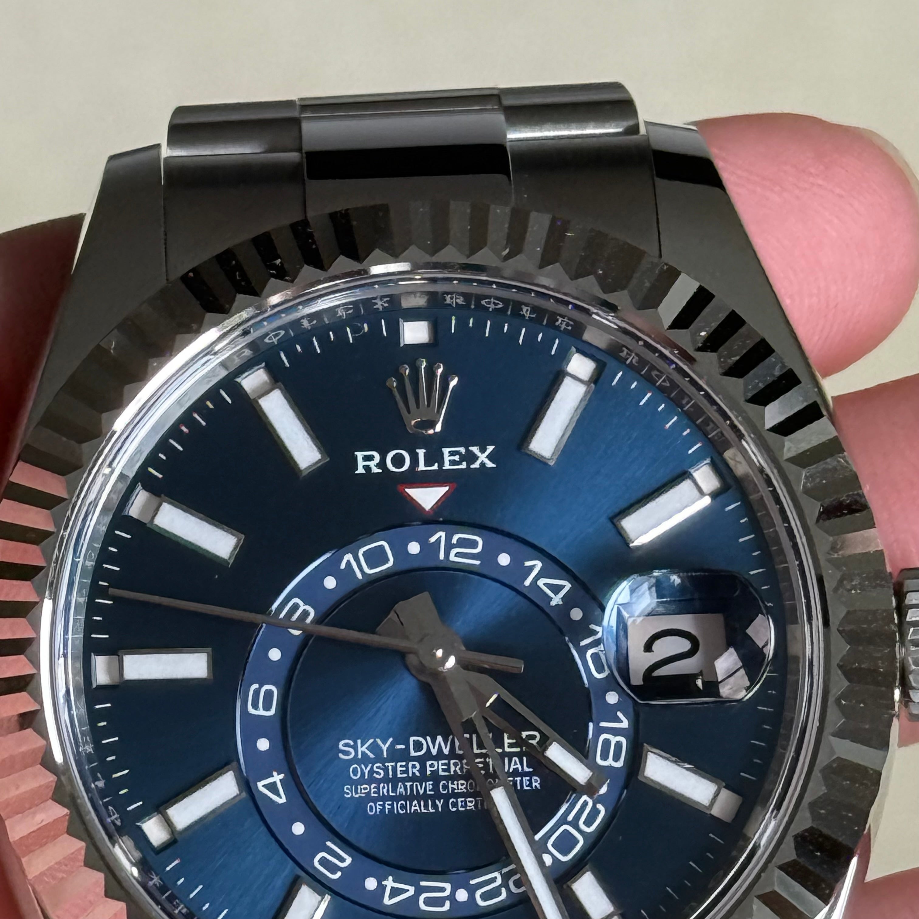 Rolex SkyDweller Blue Index Dial 336934