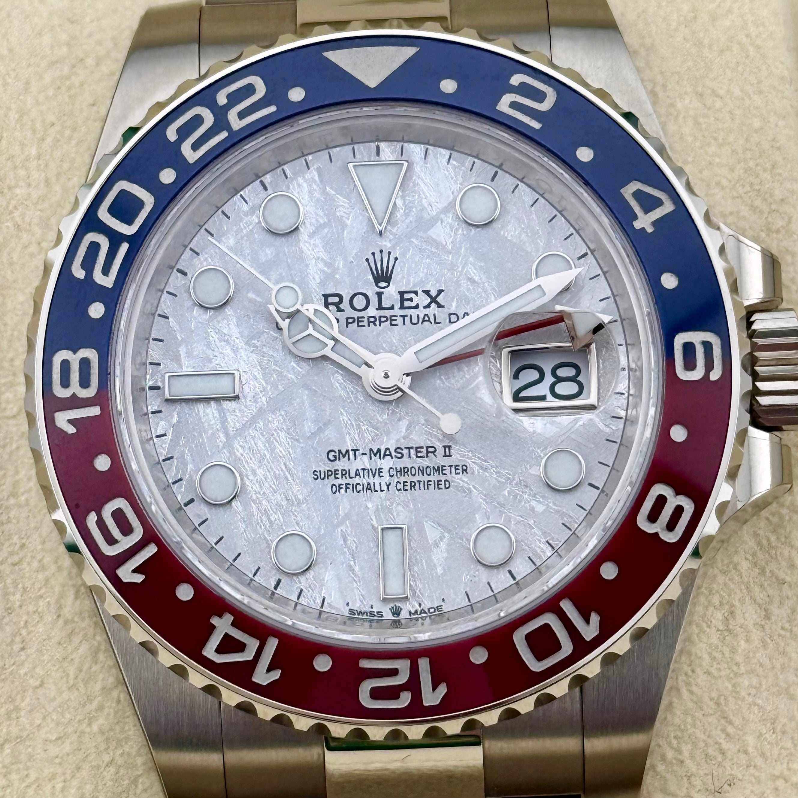 Rolex GMT-Master II Pepsi Meteorite Dial 126719BLRO
