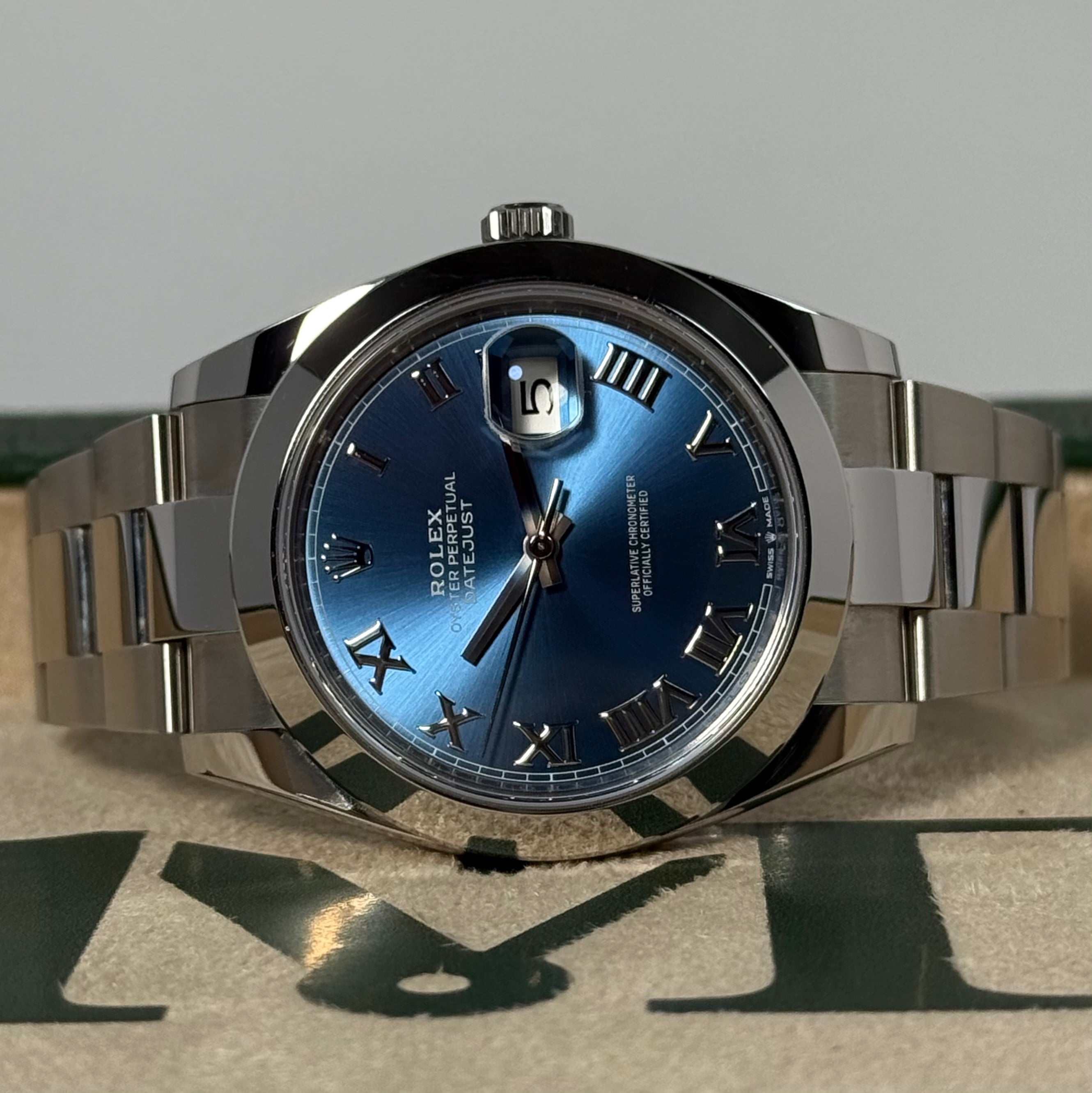 Rolex Datejust 41 Blue Roman Dial 126300