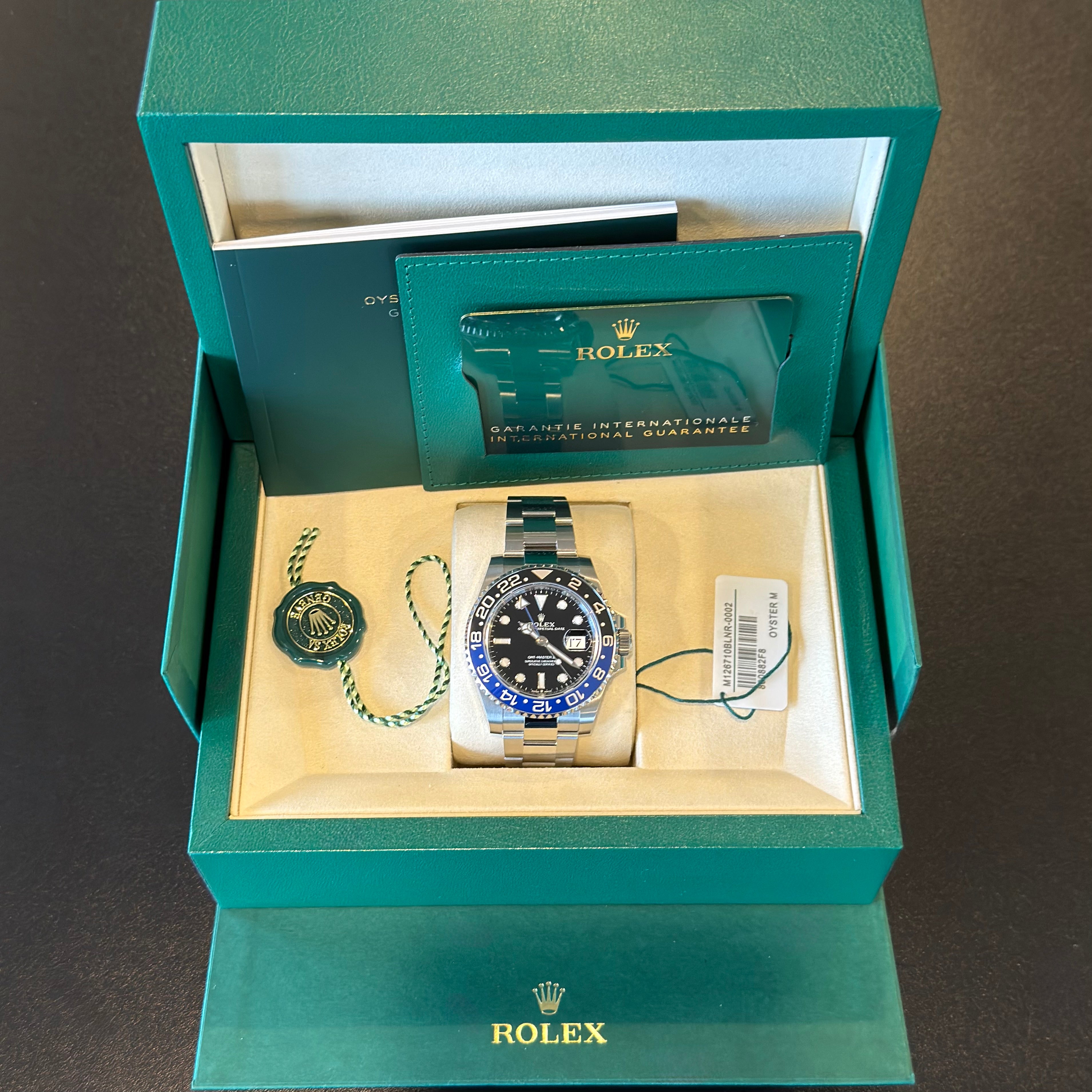 Rolex GMT-Master II Batman Black Dial 126710BLNR