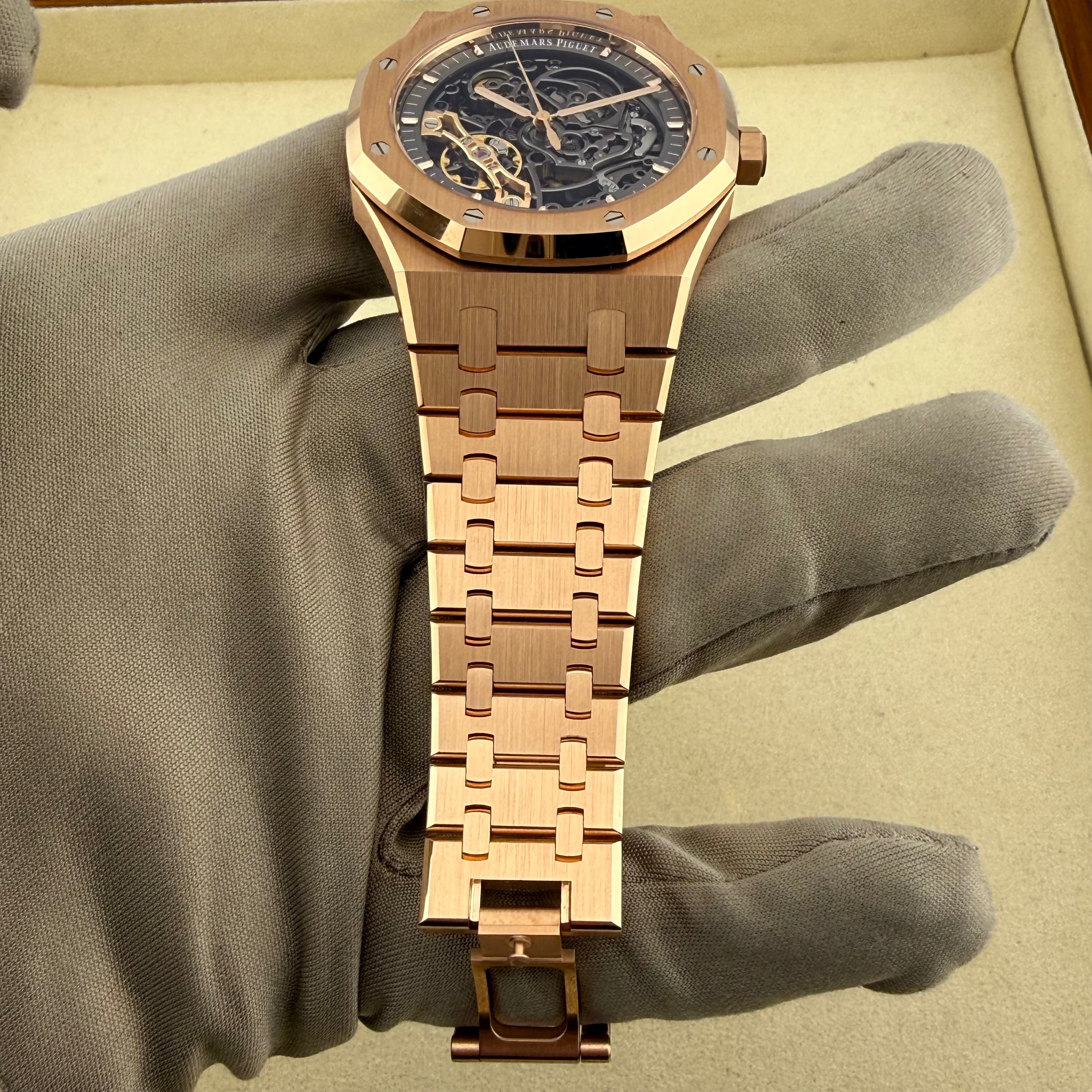 Audemars Piguet Royal Oak Double Balance Wheel Openworked Skeleton Dial 15407OR.OO.1220OR.01