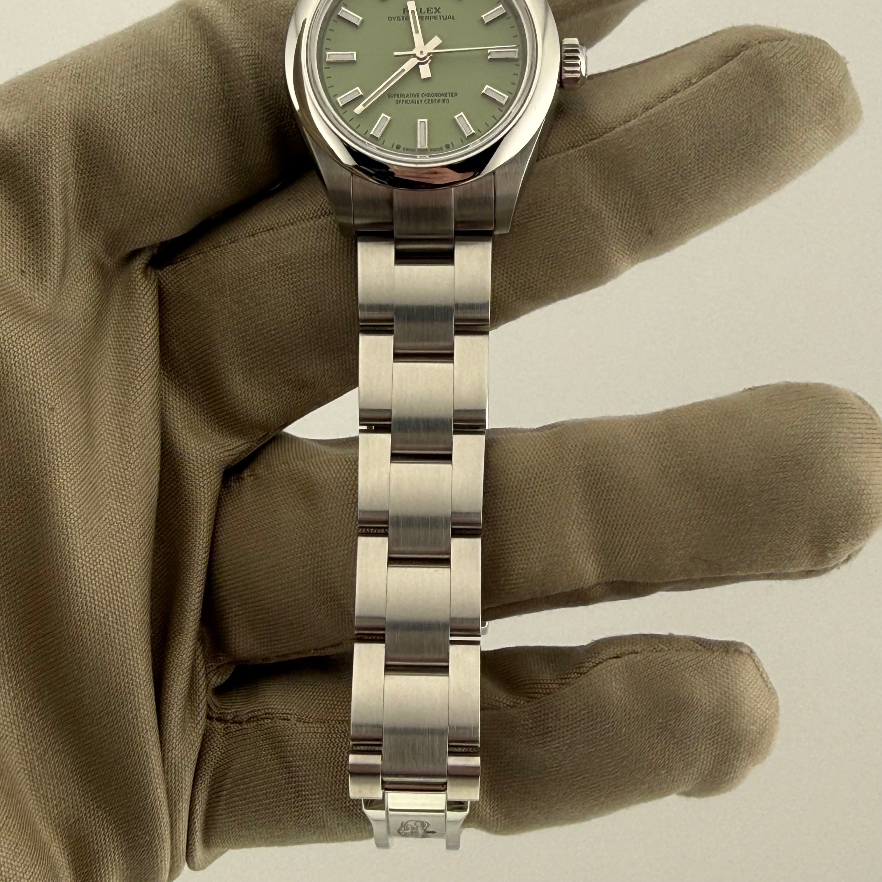 Rolex Oyster Perpetual 28 Pistachio Dial 276200