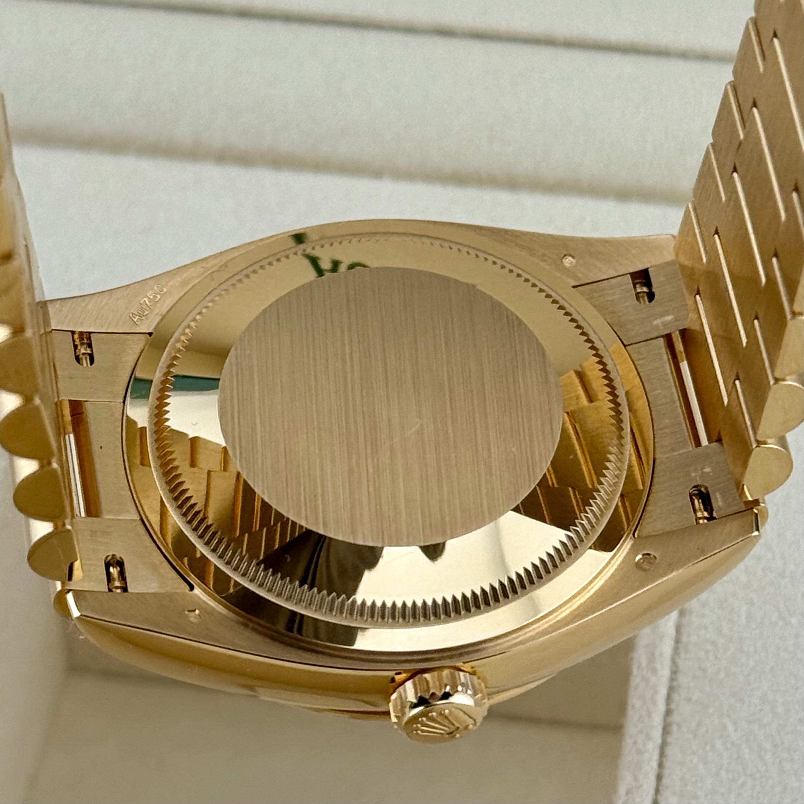 Rolex Day-Date 36 Champagne Index Dial 128238