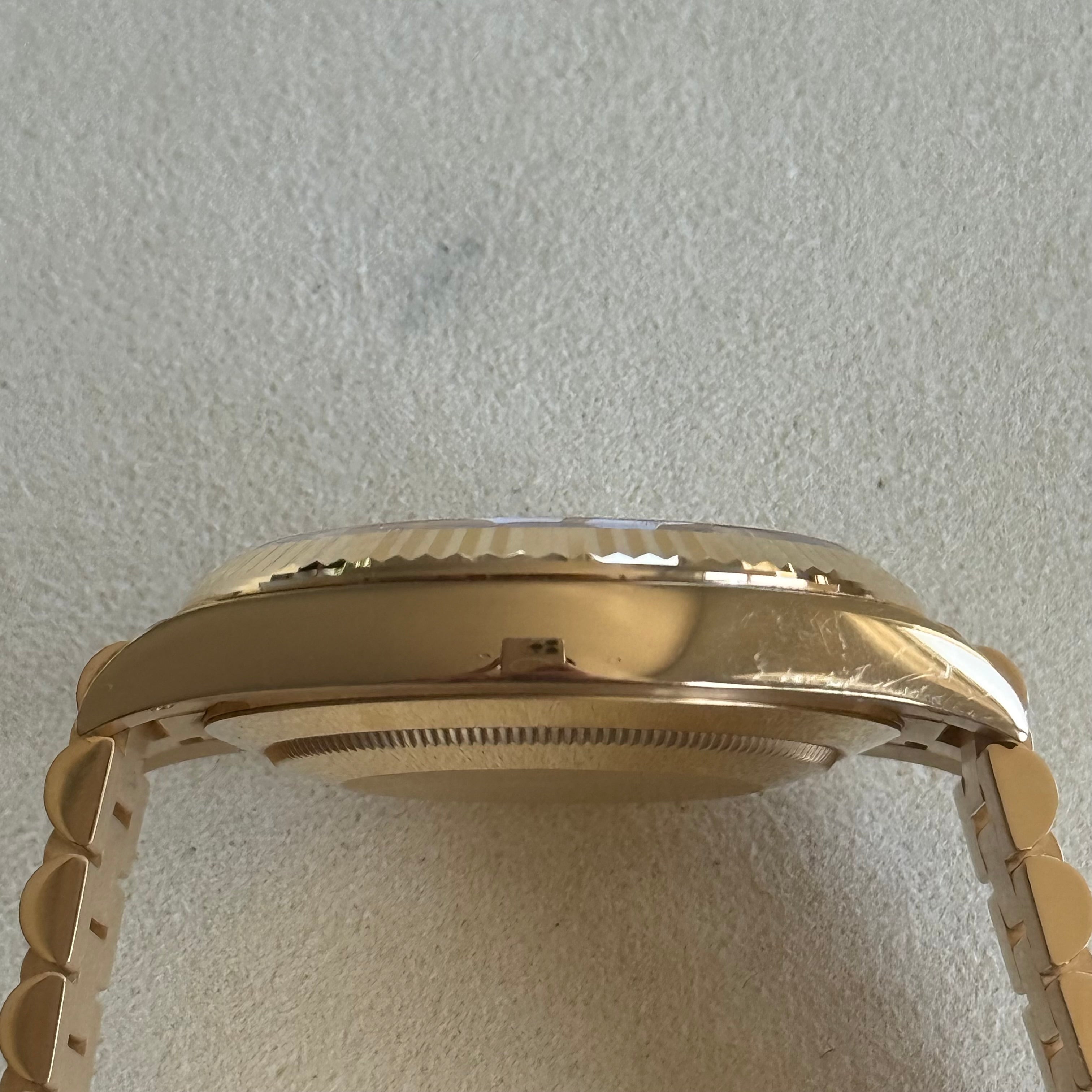 Rolex Day-Date 40 White Bevelled Roman Dial 228238