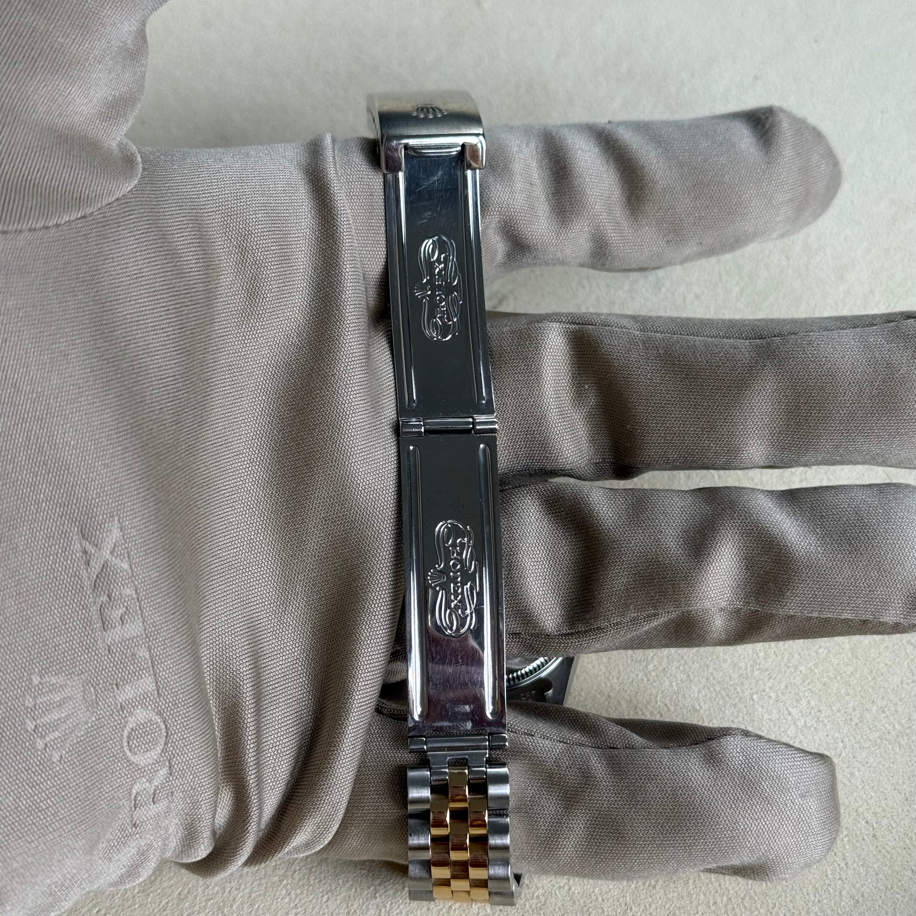 Rolex Datejust 31 Black Stick Dial 68273
