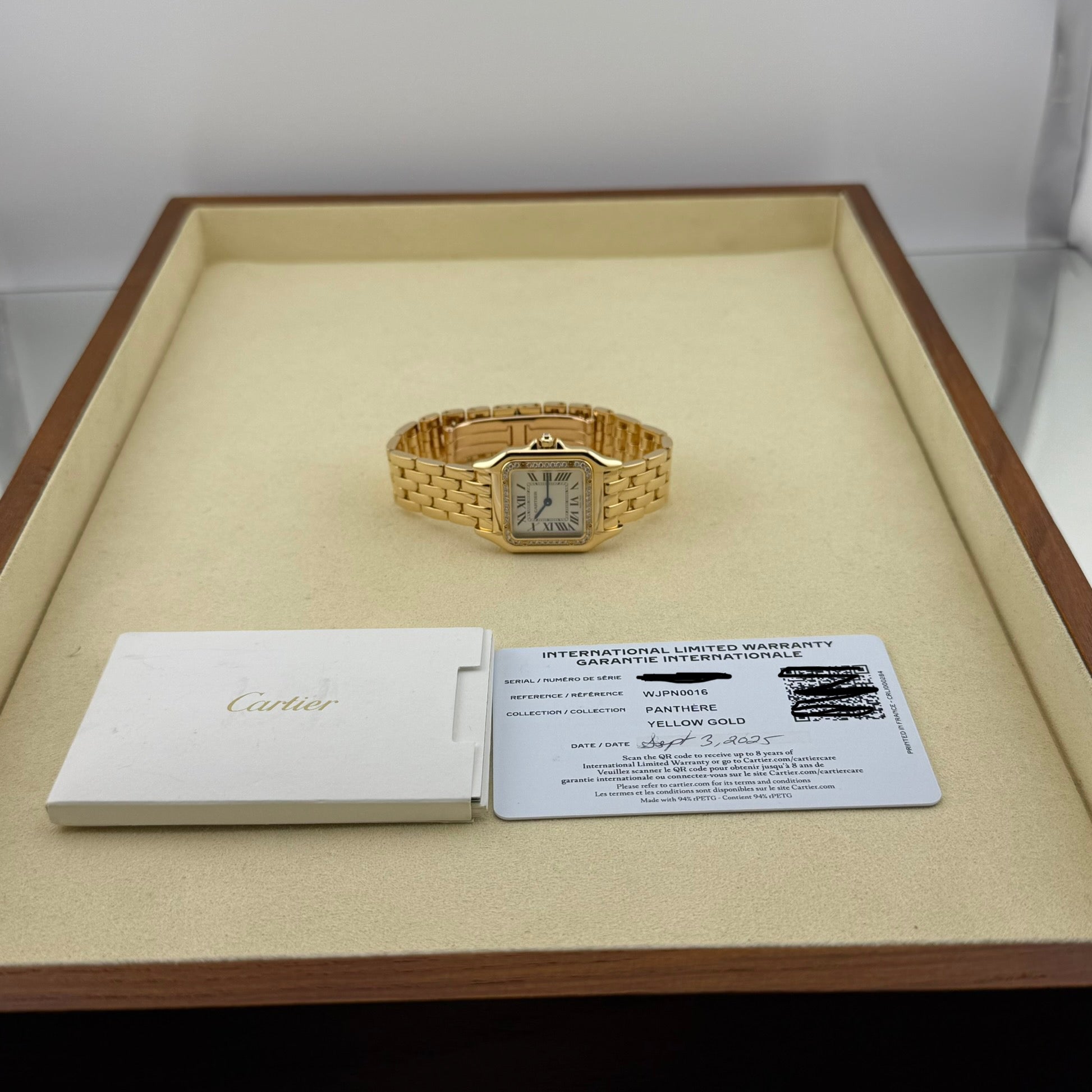 Cartier Panthere Med Silver Dial WJPN0016