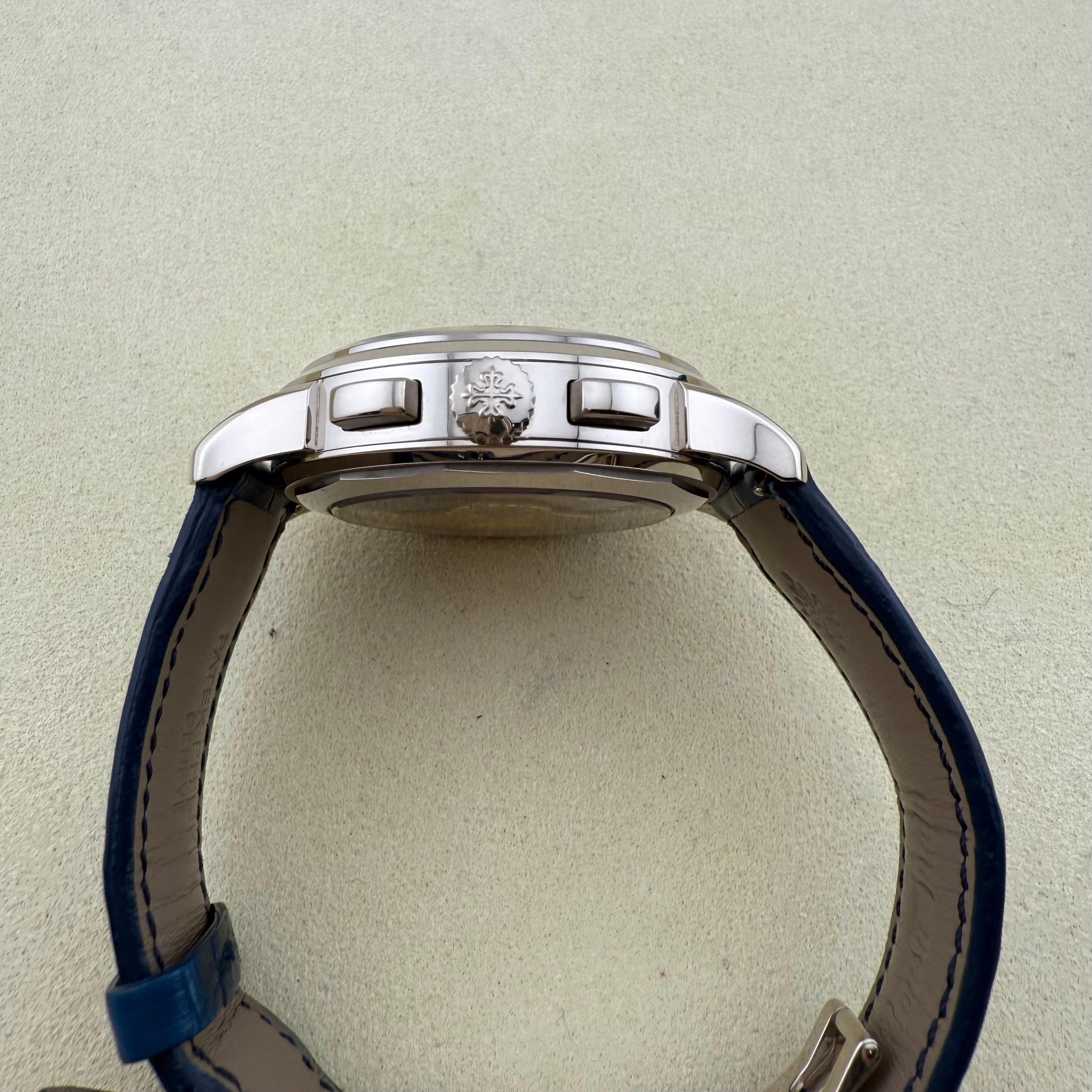 Patek Philippe Complications World Time Chronograph Blue Dial 5930G-010