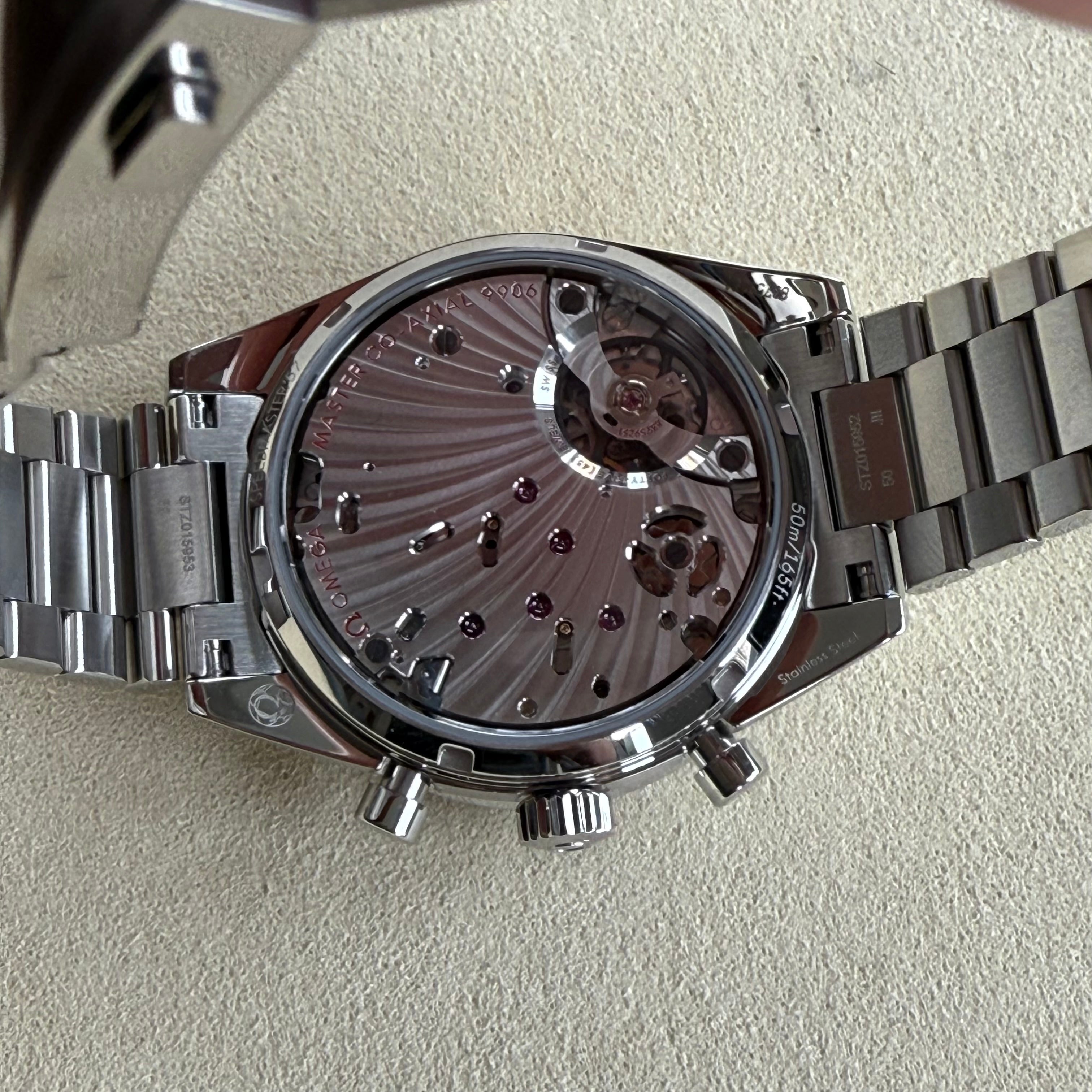 Omega Speedmaster '57 Co-Axial Master Chronometer Chronograph Blue Dial 332.10.41.51.03.001