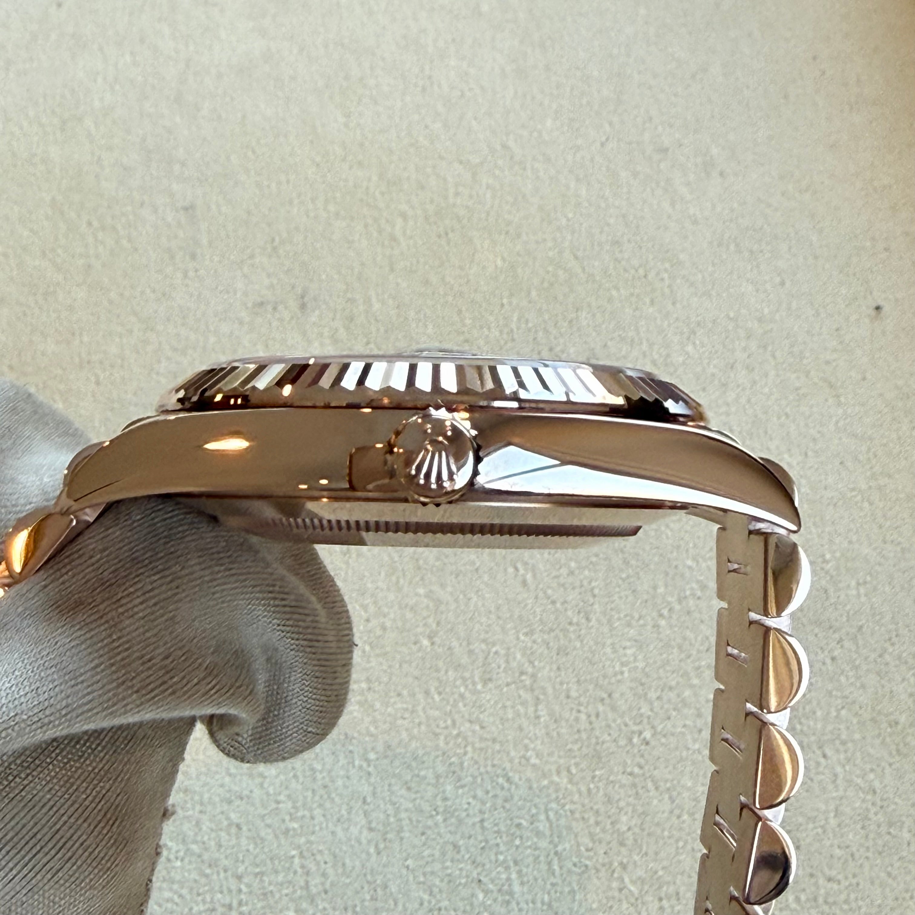 Rolex Day-Date 40 Chocolate Index Dial 228235