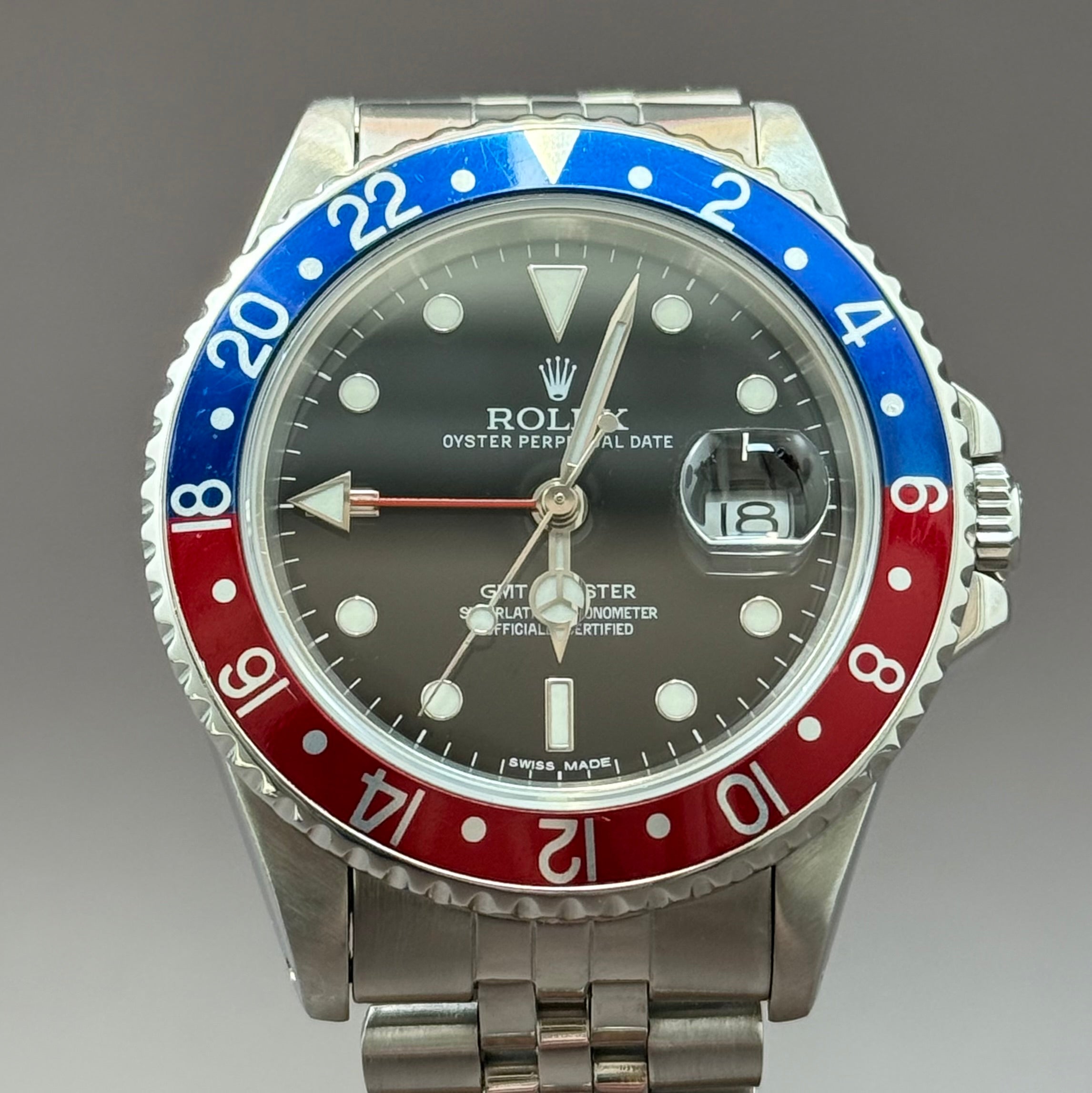 Rolex GMT-Master Pepsi Black Dial 16700