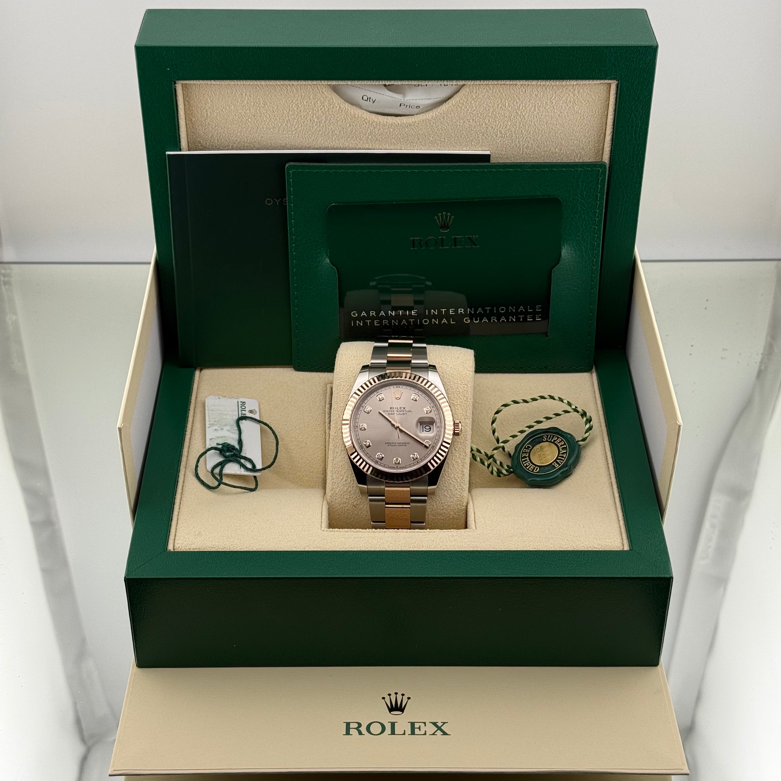 Rolex Datejust 41 Sundust Diamond Dial 126331