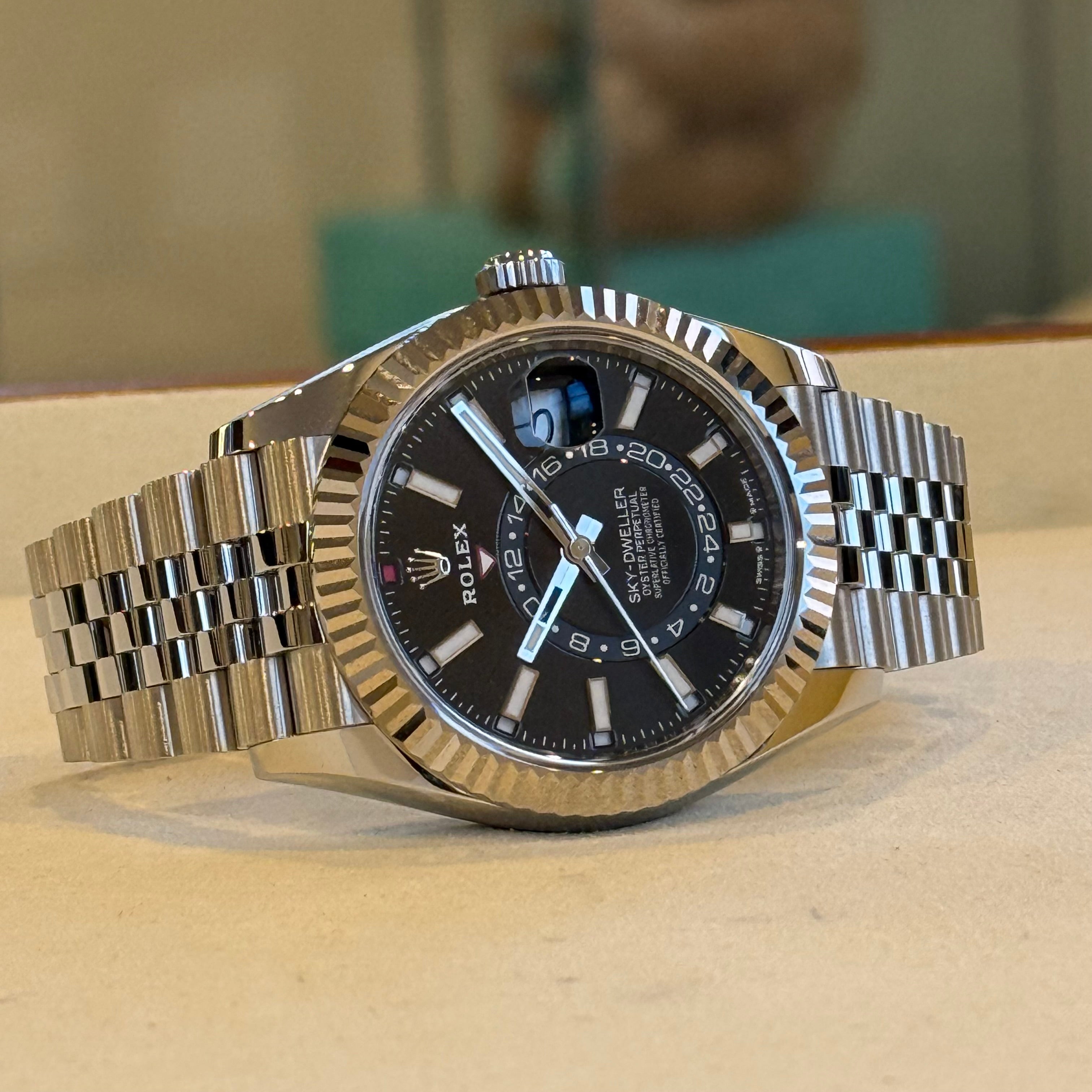 Rolex SkyDweller Black Index Dial 336934