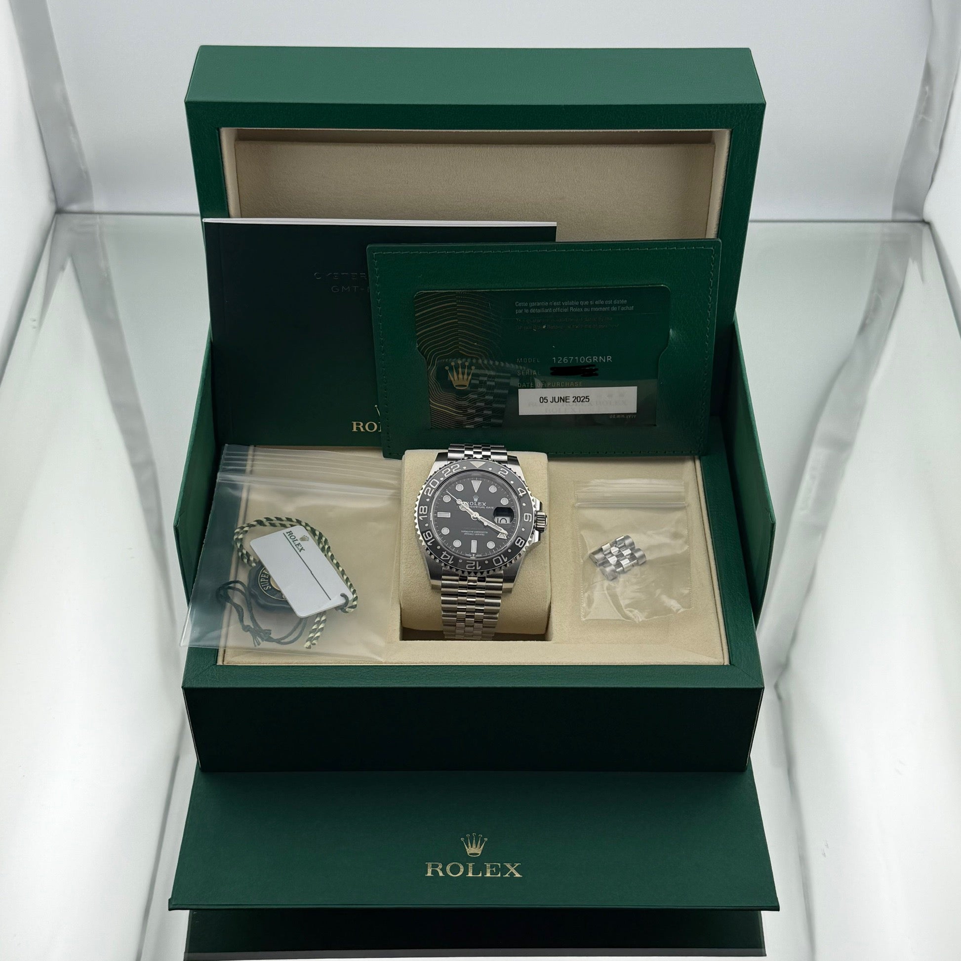 Rolex GMT-Master II Bruce Wayne Black Dial 126710GRNR