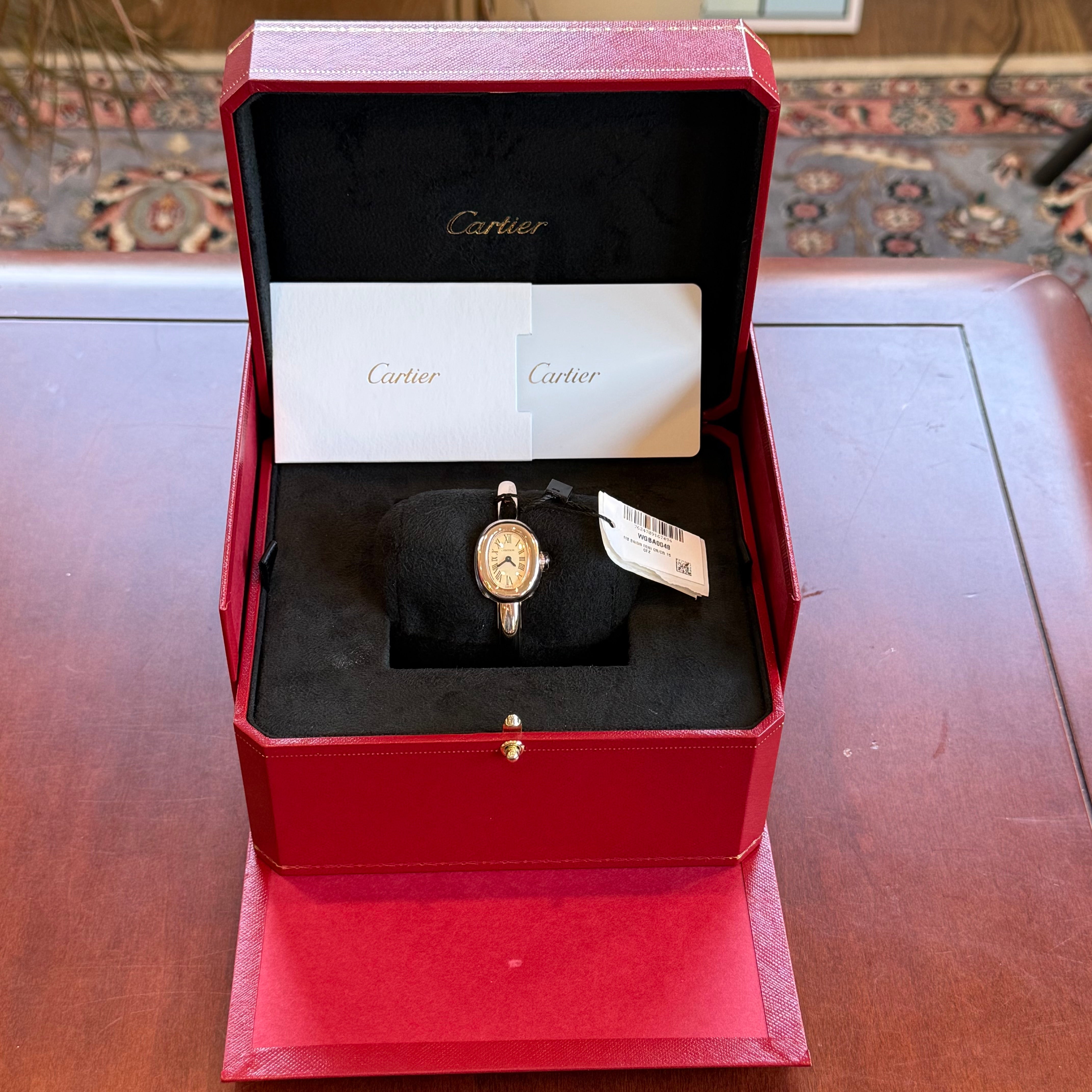 Cartier Baignoire 1920 White Dial WGBA0048