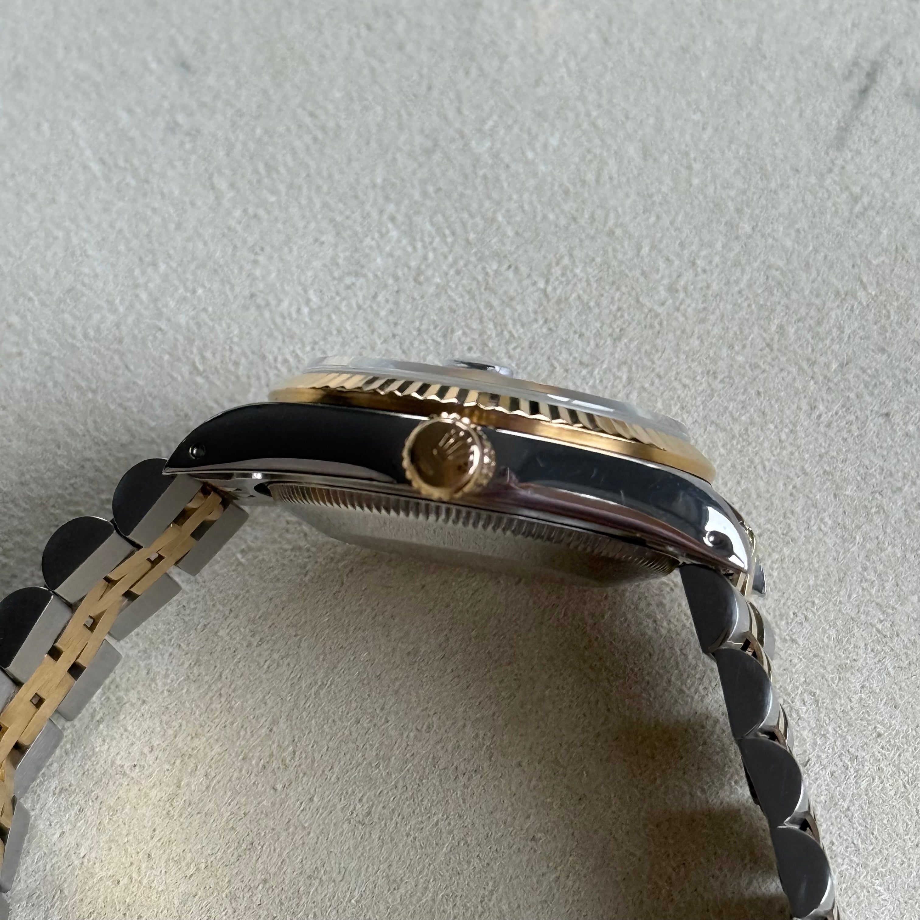 Rolex Datejust 31 Black Stick Dial 68273