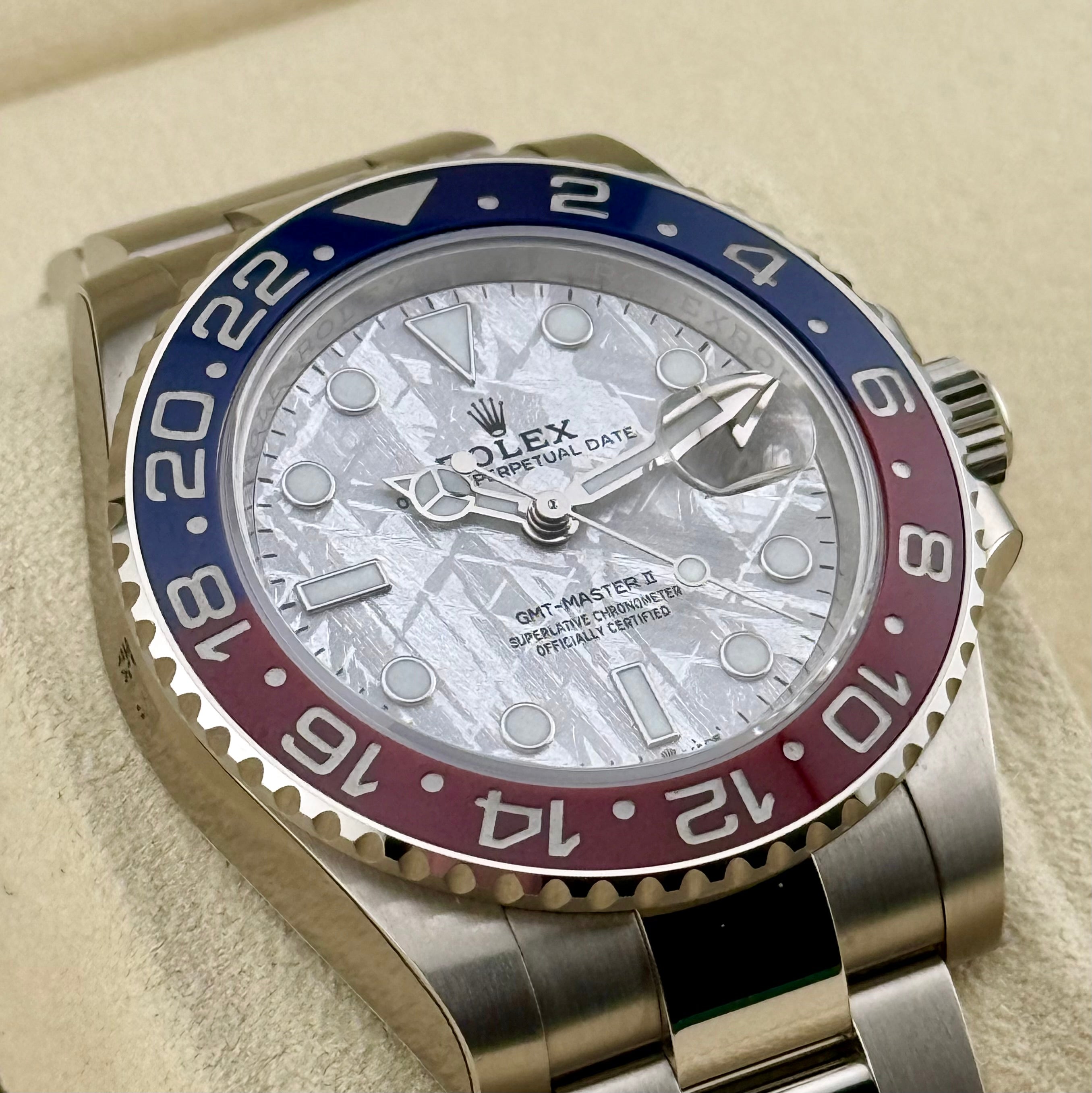 Rolex GMT-Master II Pepsi Meteorite Dial 126719BLRO