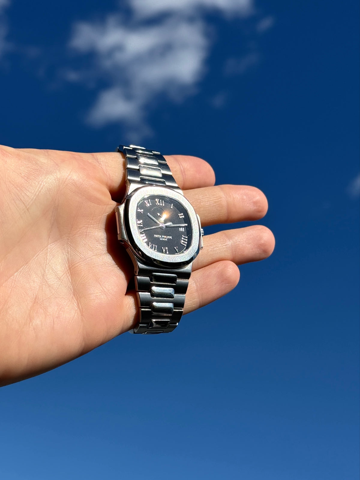 Pre-owned Patek Philippe Nautilus 3710/1A-001 | Steel Black