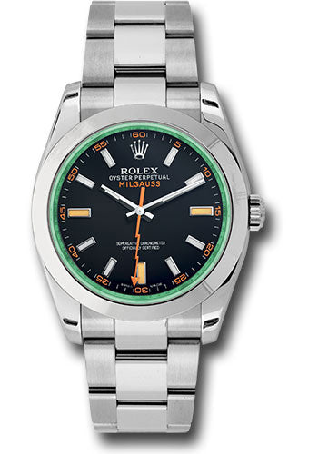 Rolex Milgauss Oyster 40MM 116400GV Black Dial 2022 - Like New Model