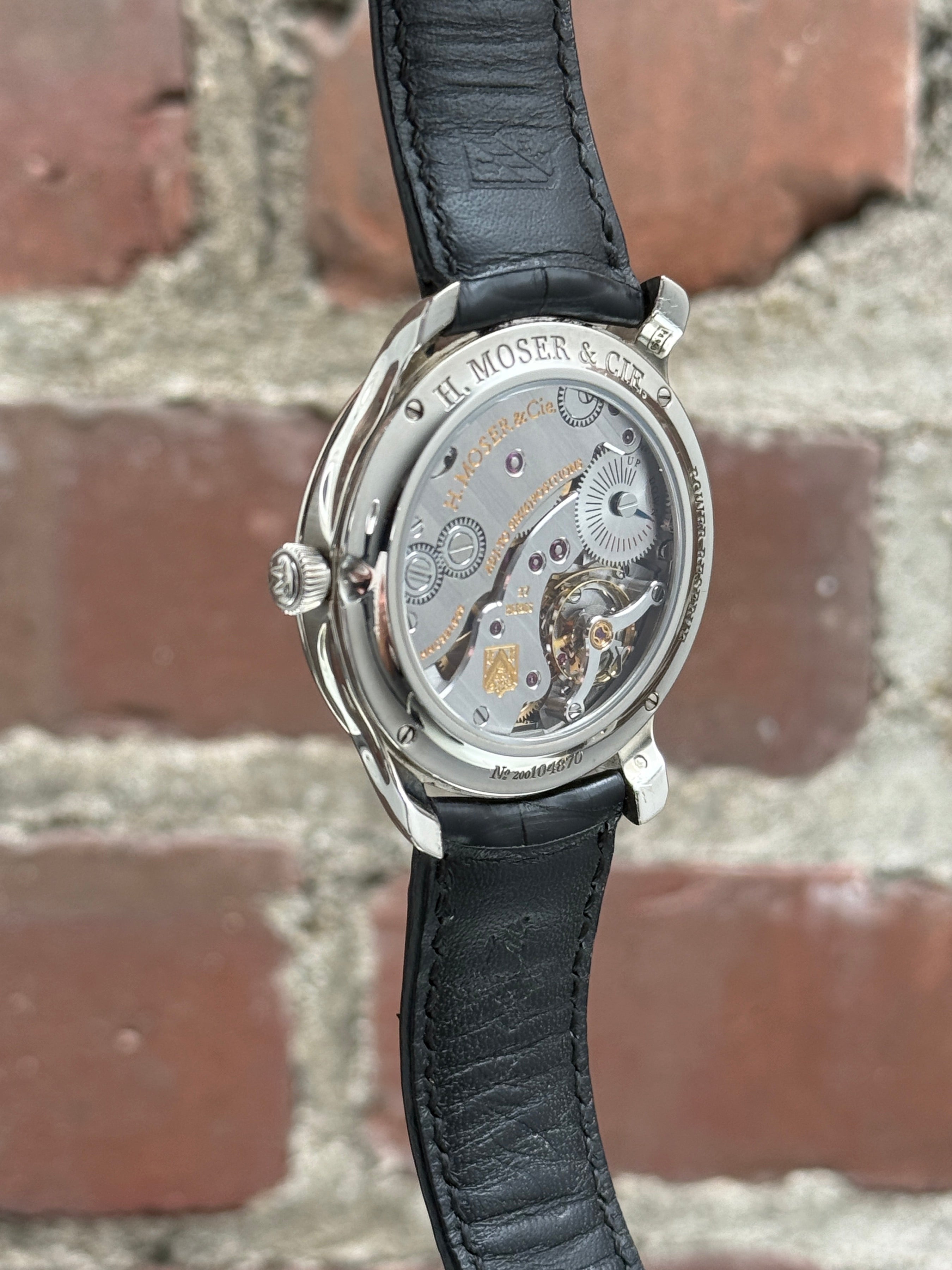 MINT H.Moser & Cie Mayu 321503024 | palladium blue  fume