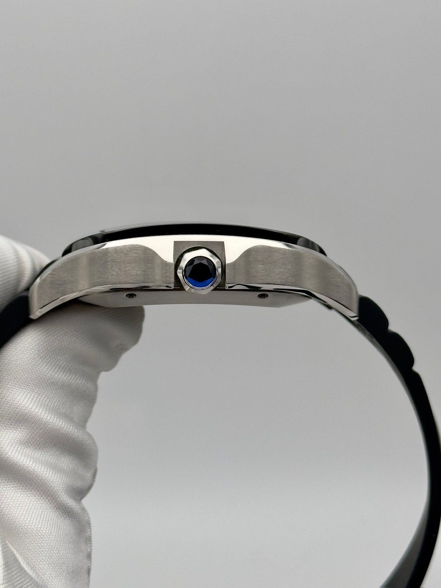 Cartier Santos Chronograph Silver Dial WSSA0017