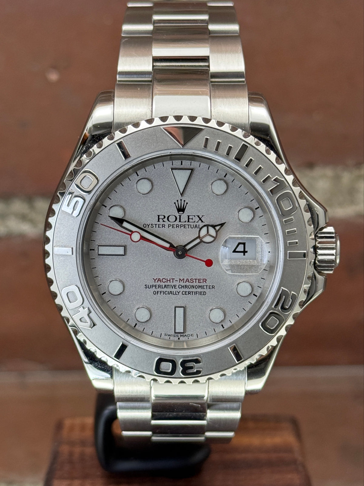 Pre-owned Rolex Yacht-Master 40 116622 | Steel Silver