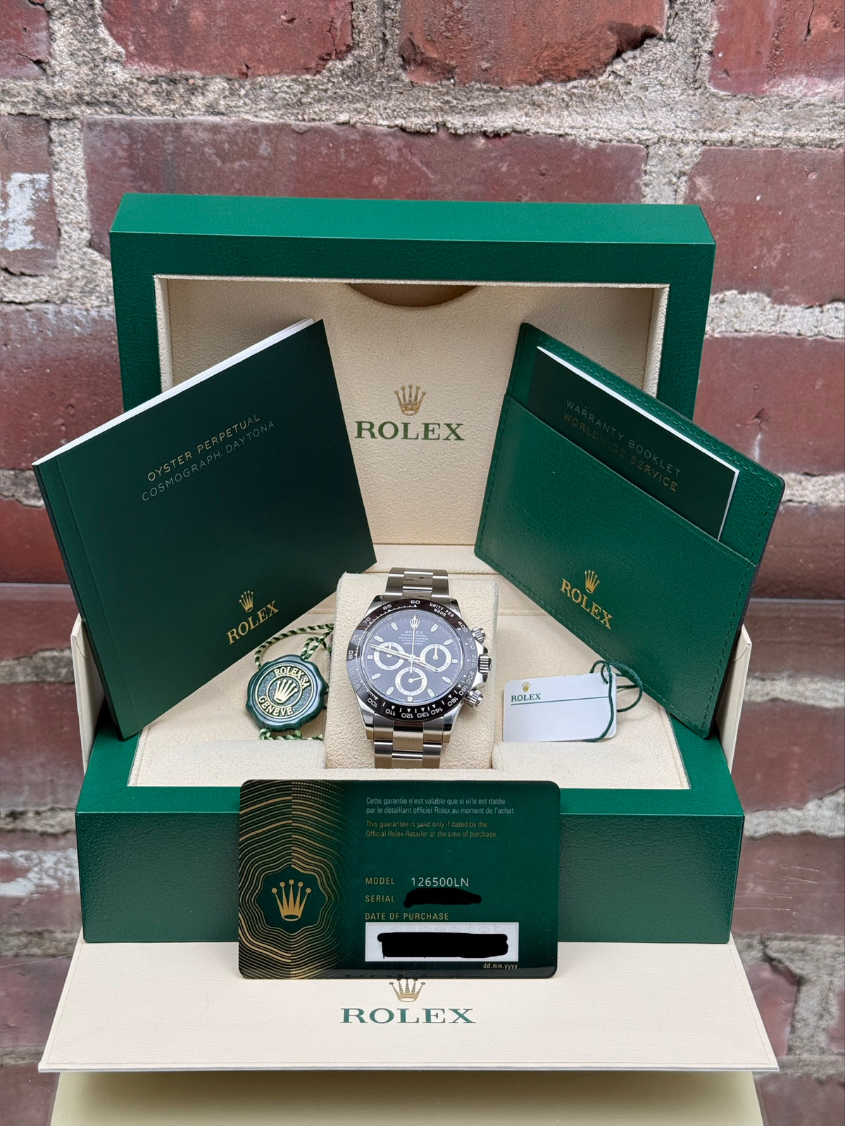 Mint Rolex Daytona 126500ln | steel black