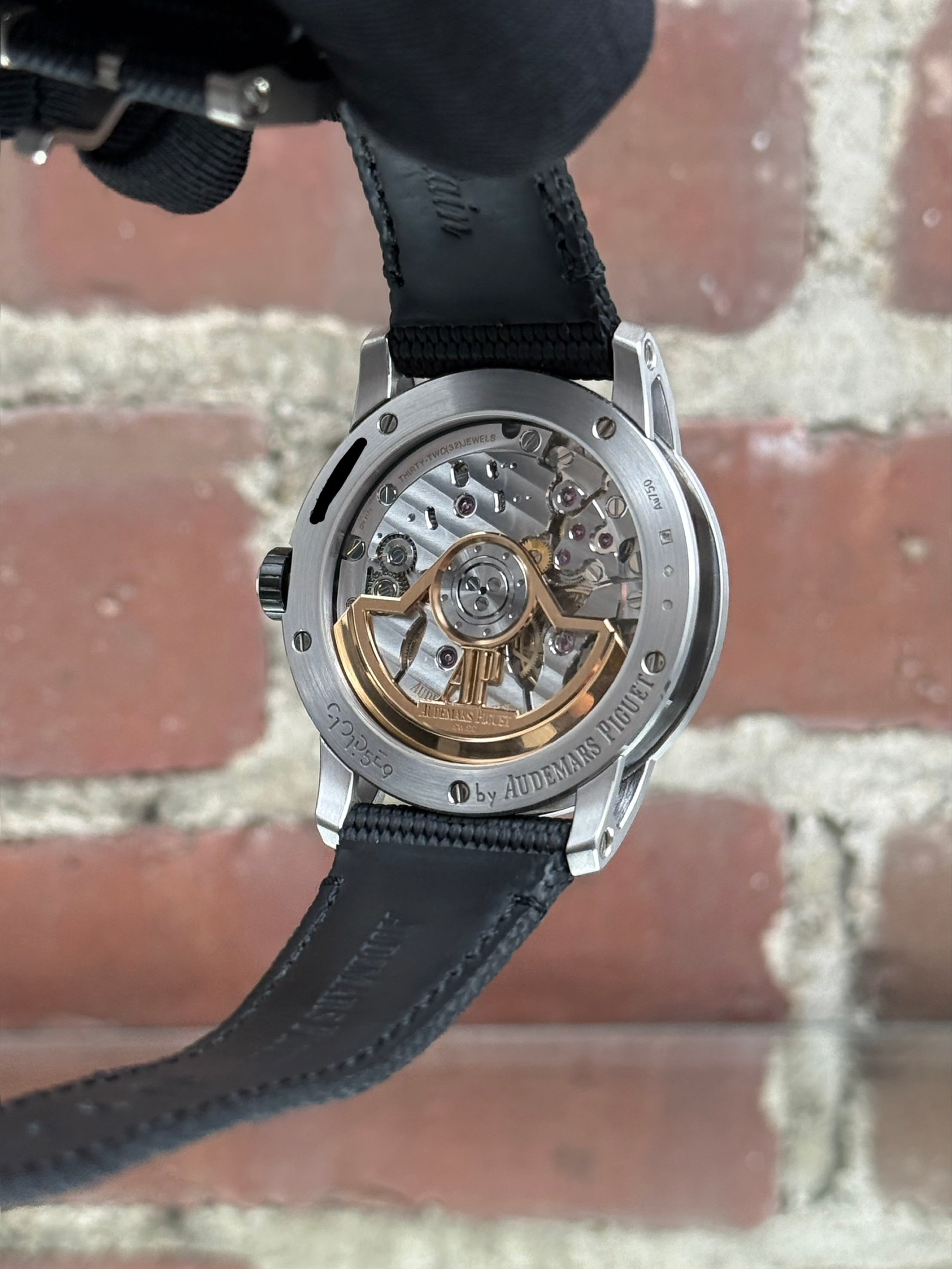 Pre-owned Audemars Piguet Code 11.59 Starwheel 41mm 15212NB.OO.A002KB.01 | White gold Blue