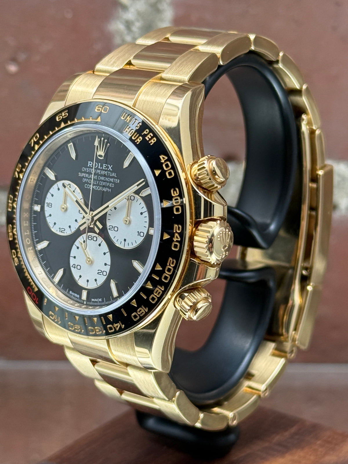Mint Rolex Le Mans Daytona 126528LN | Yellow gold Black