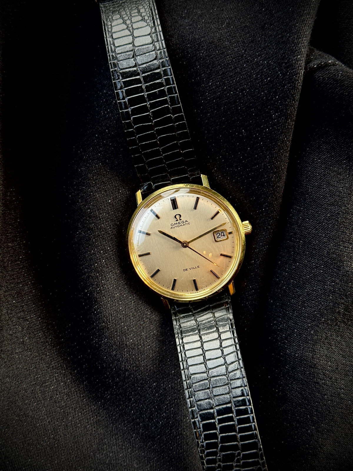 Pre-owned Omega Seamaster Deville 136.020 | Gold and steel Silver