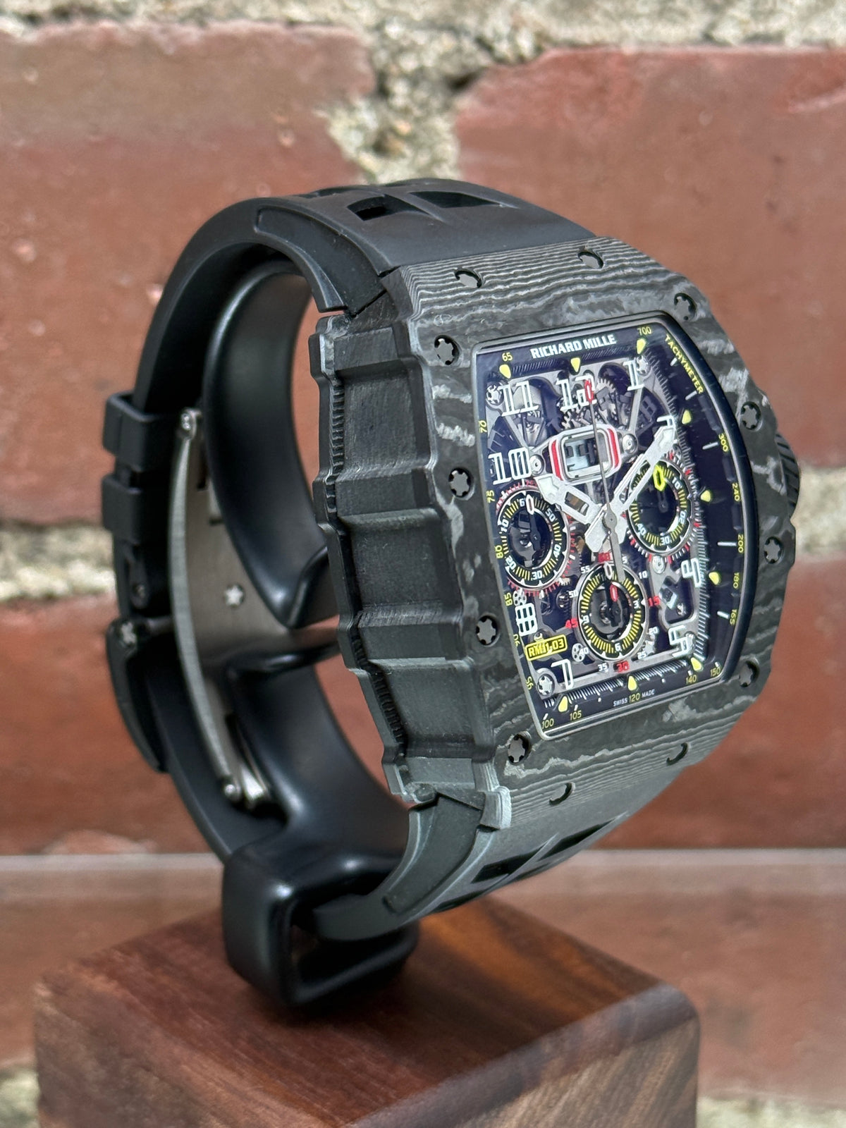 Pre-owned Richard Mille 11-03 Carbon RM11-03 CA-FQ | Carbon Transparent
