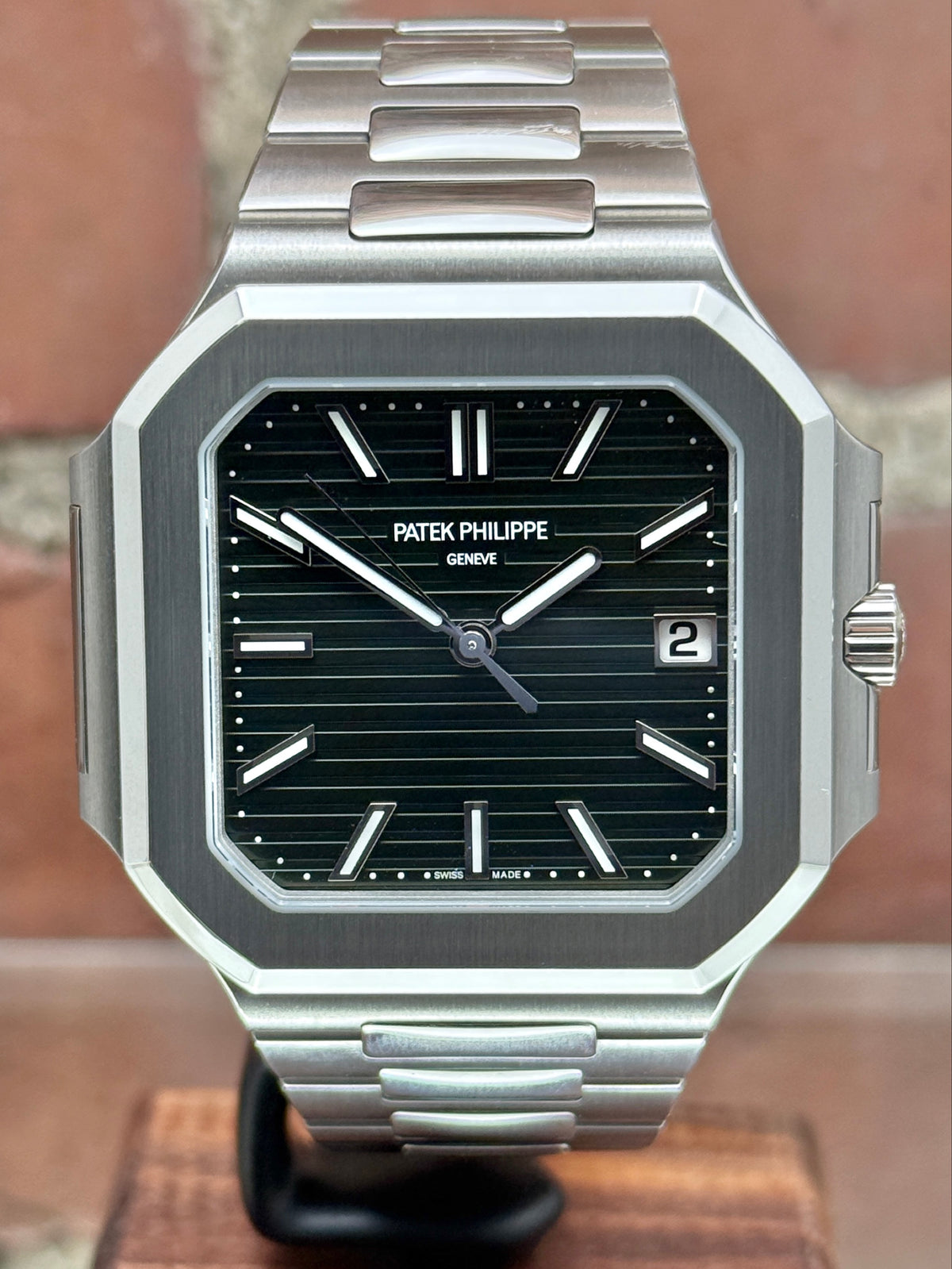 Mint Patek Philippe Cubitus 5821/1A-001 | Stainless Steel Green Dial