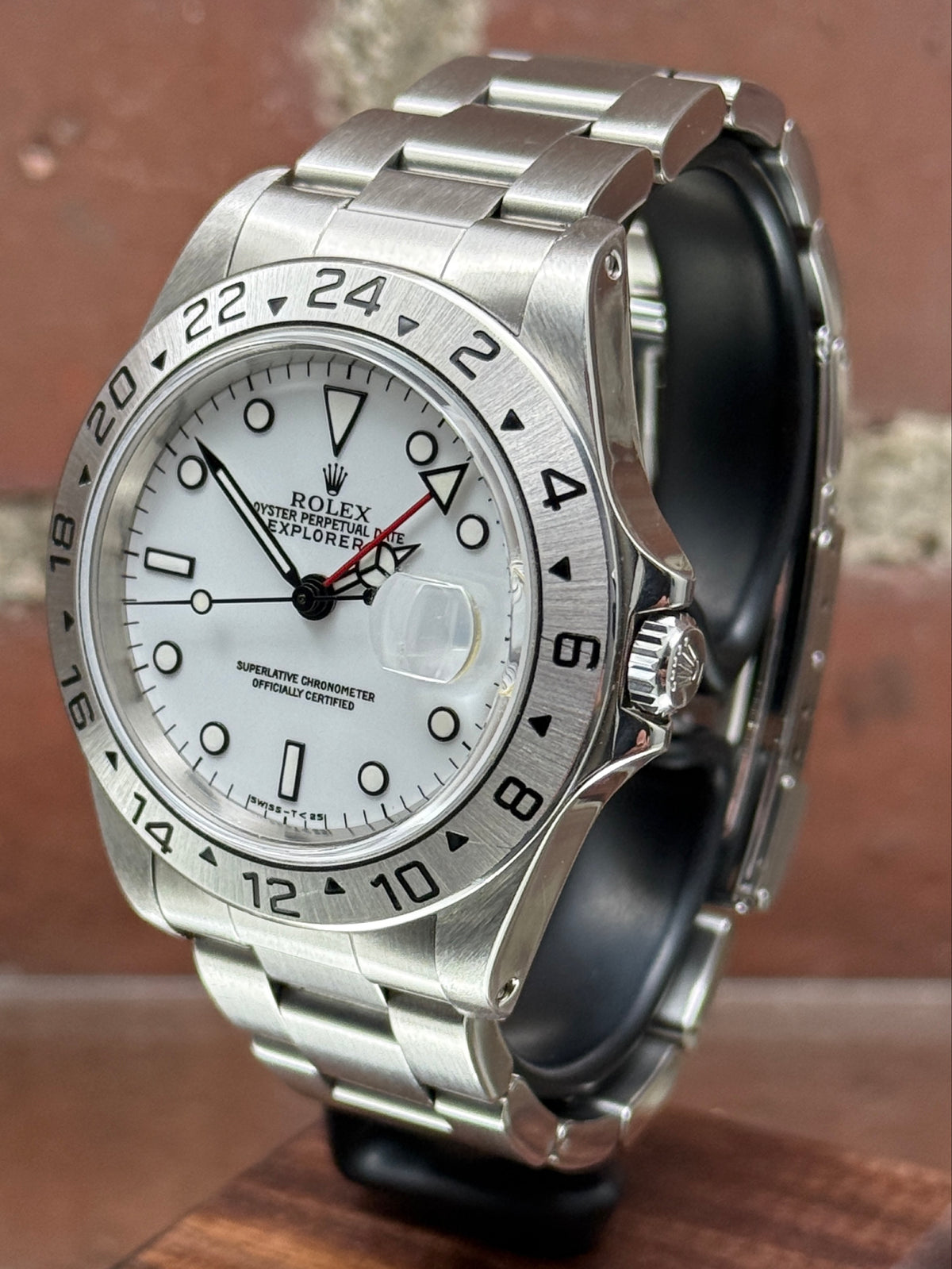 Mint Rolex Explorer II 16570 | Steel White