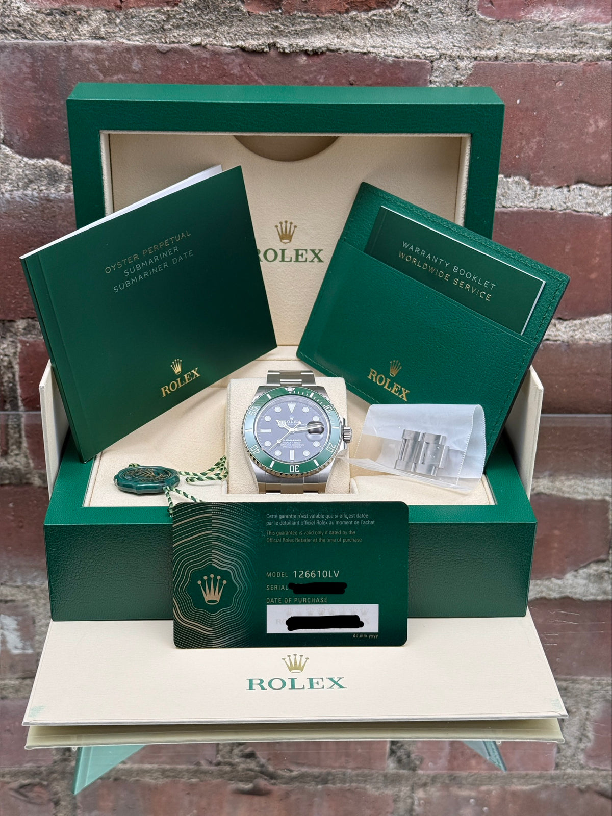 Brand new Rolex Submariner Date 126610lv | Steel Black