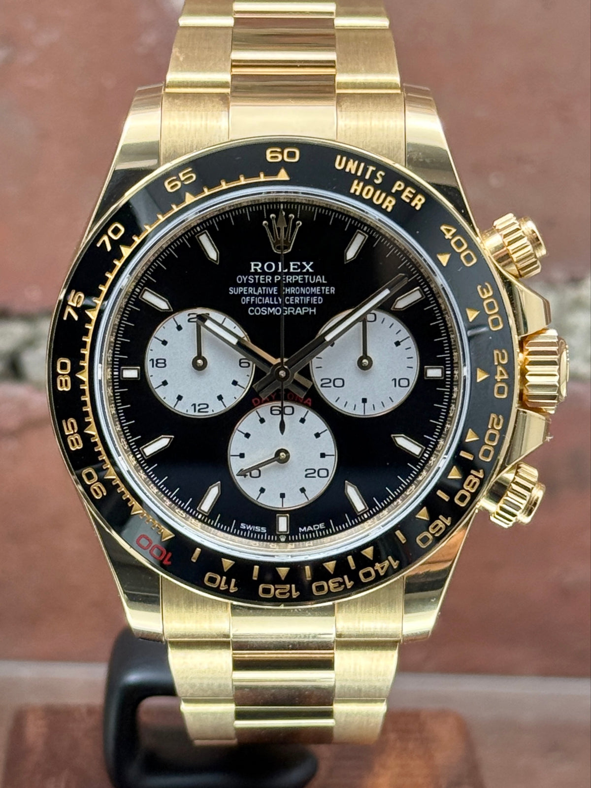 Mint Rolex Le Mans Daytona 126528LN | Yellow gold Black