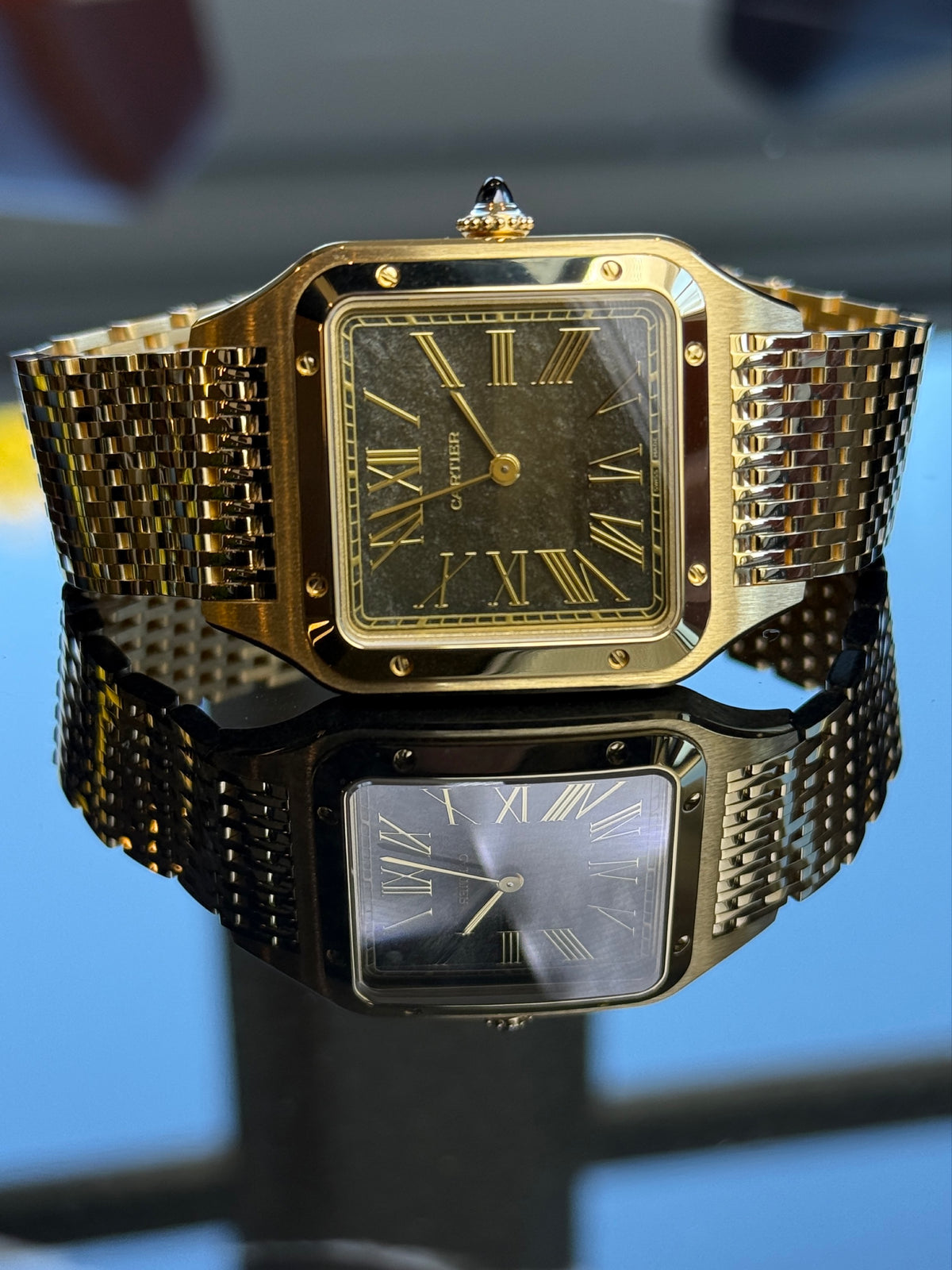 Brand new Cartier Santos Dumont Limited Obsidian Dial WGSA0123 WGSA0123 | N/A N/A