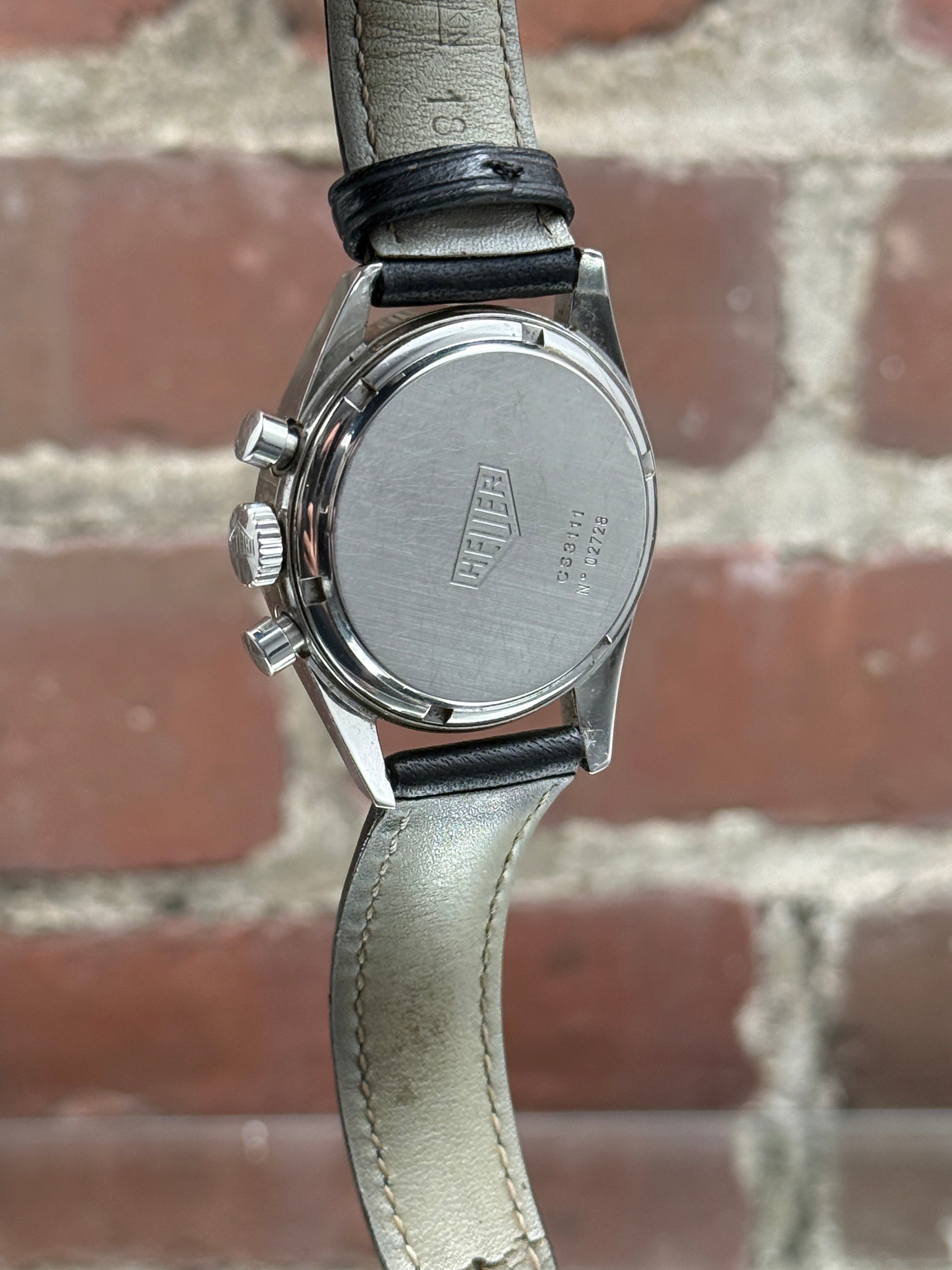 Pre-owned TAG Heuer Carrera Neo-vintage 1964 Re-Edition CS3111 | Steel Black