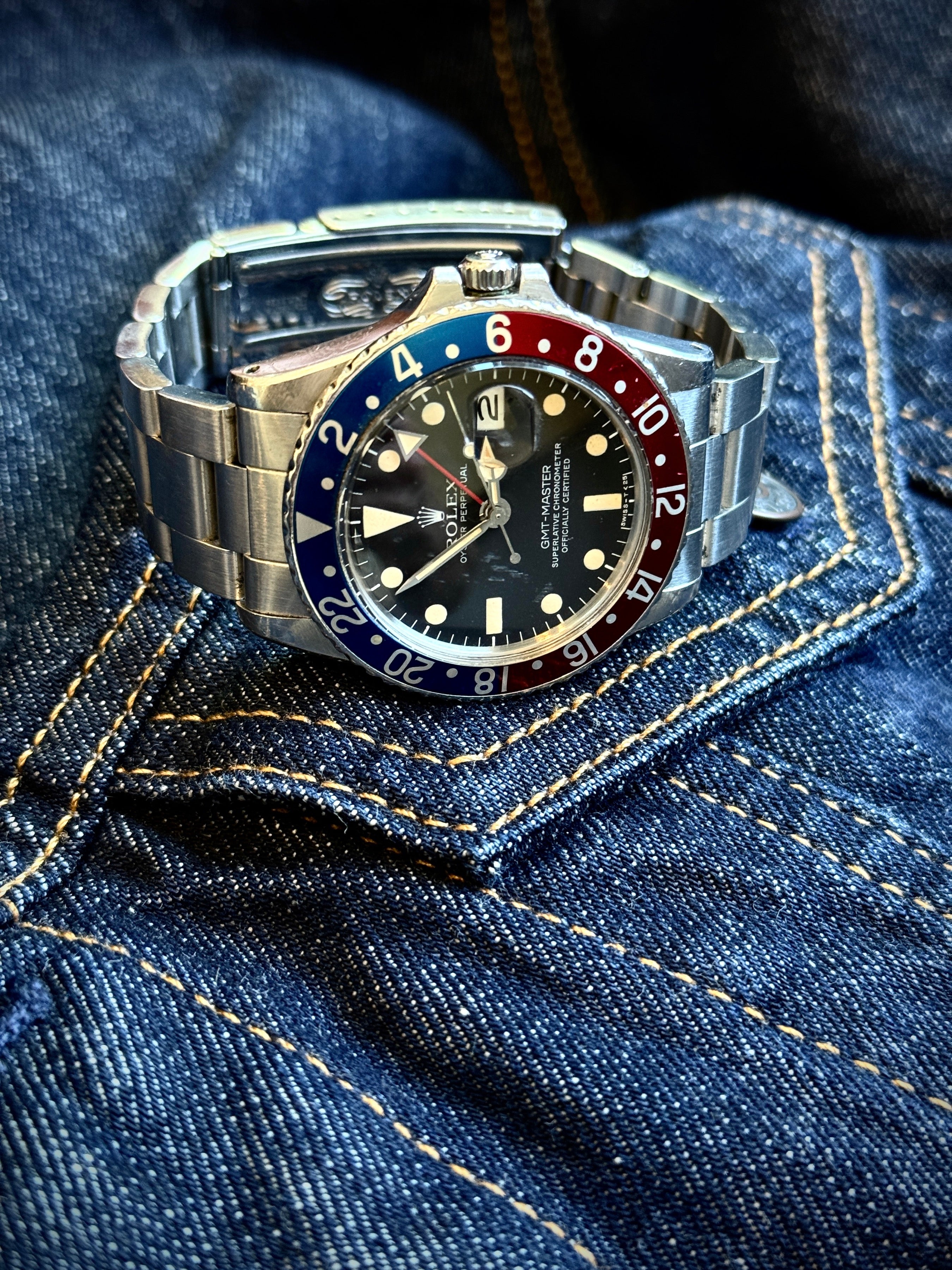 Pre-owned Rolex GMT-Master 1675 | Steel Black