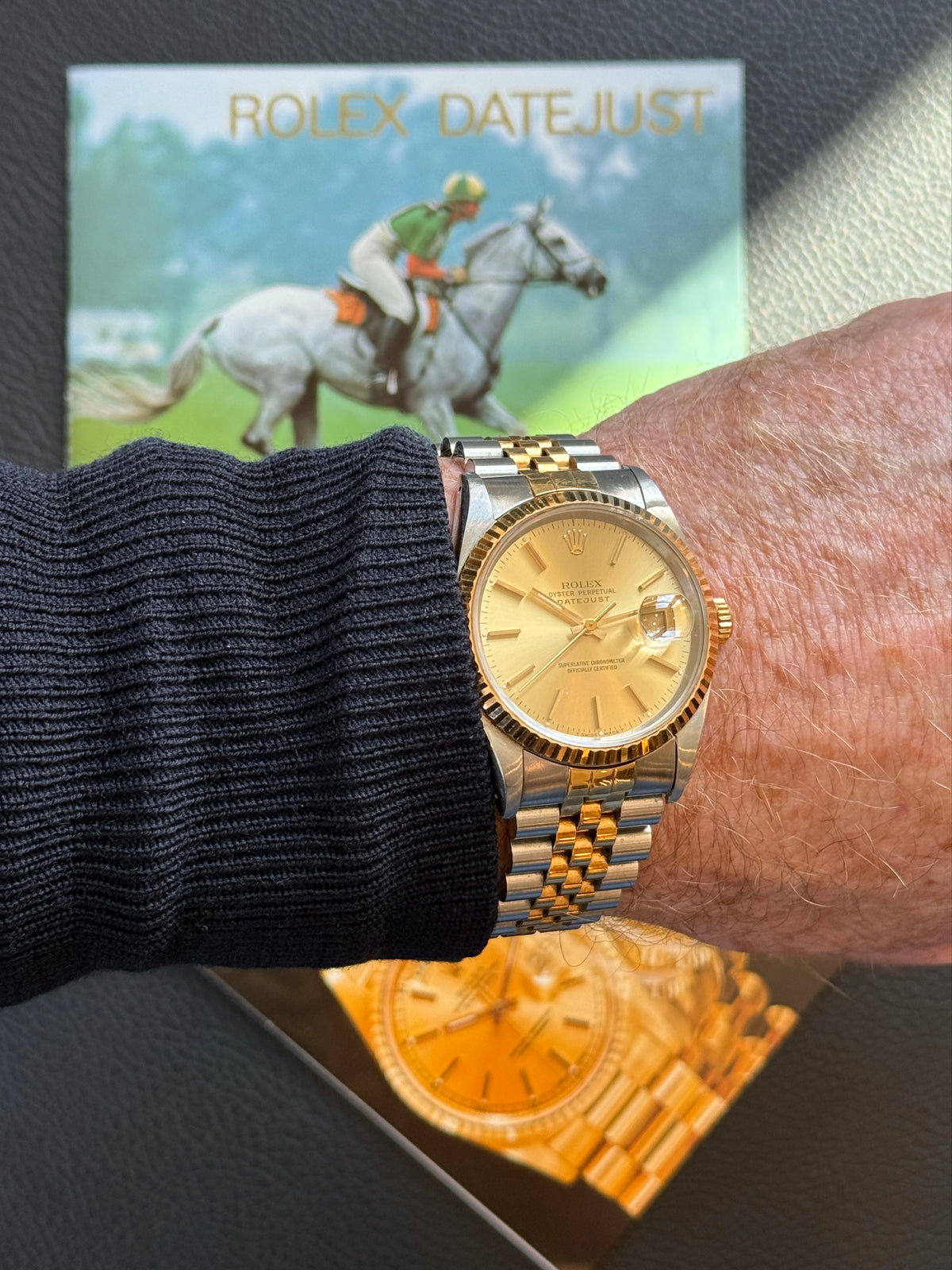 Pre-owned Rolex Datejust 36 16233 | Gold and steel Gold