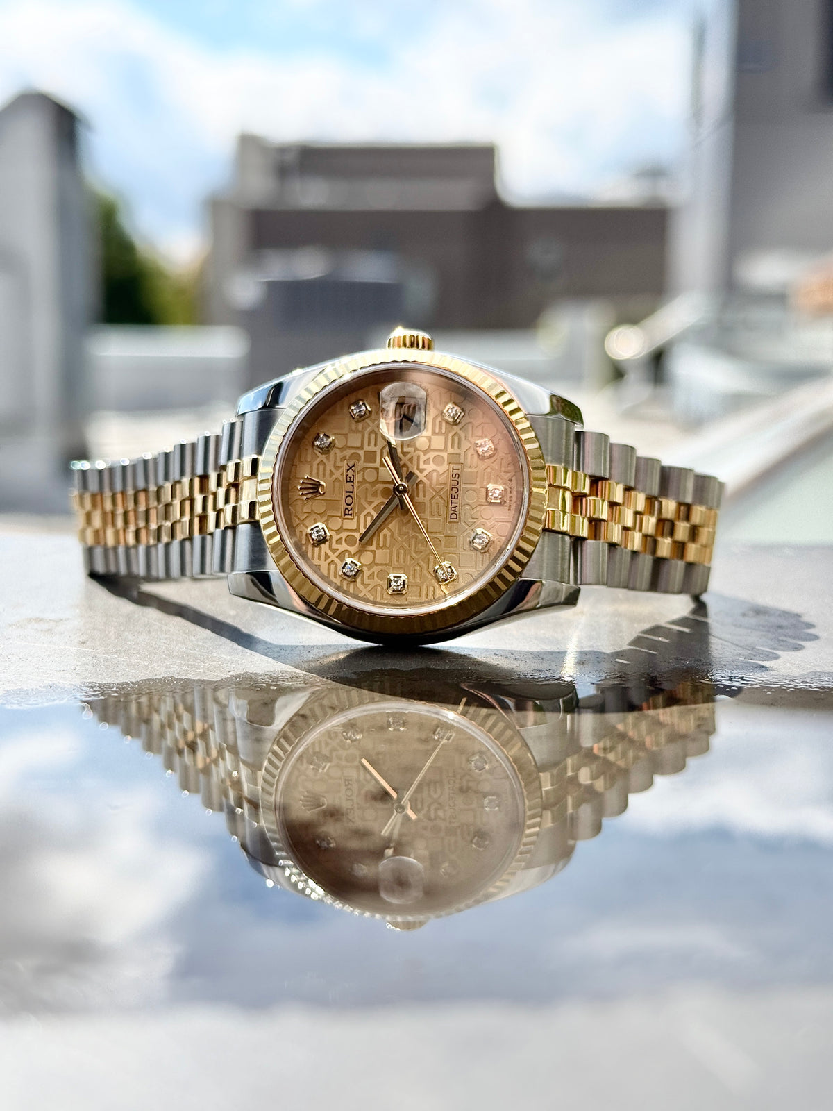 Pre-owned Rolex Datejust 36 116233 | Steel Yellow