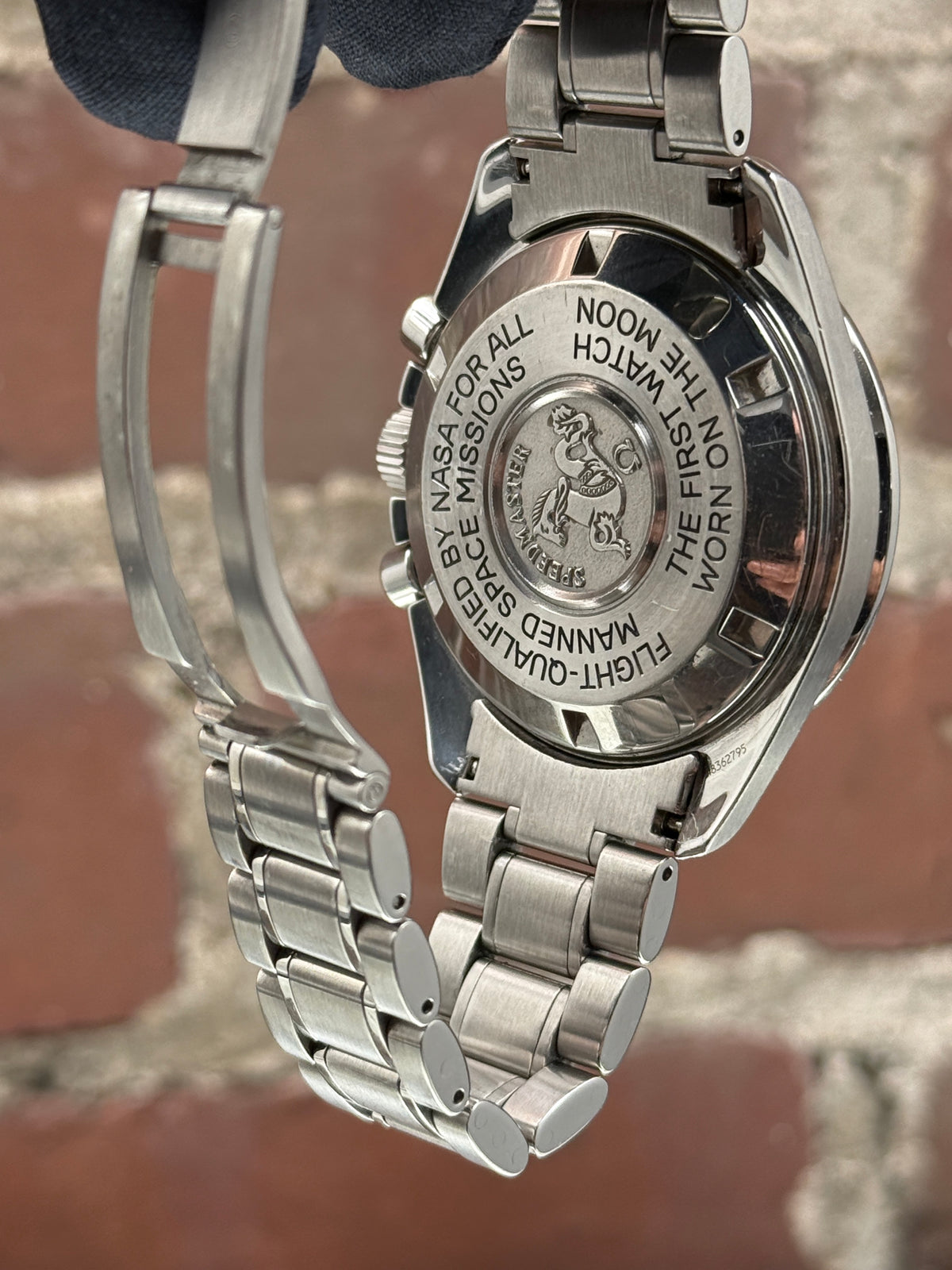 Pre-owned Omega Speedmaster Holy Grail 376.0822 | Steel Black